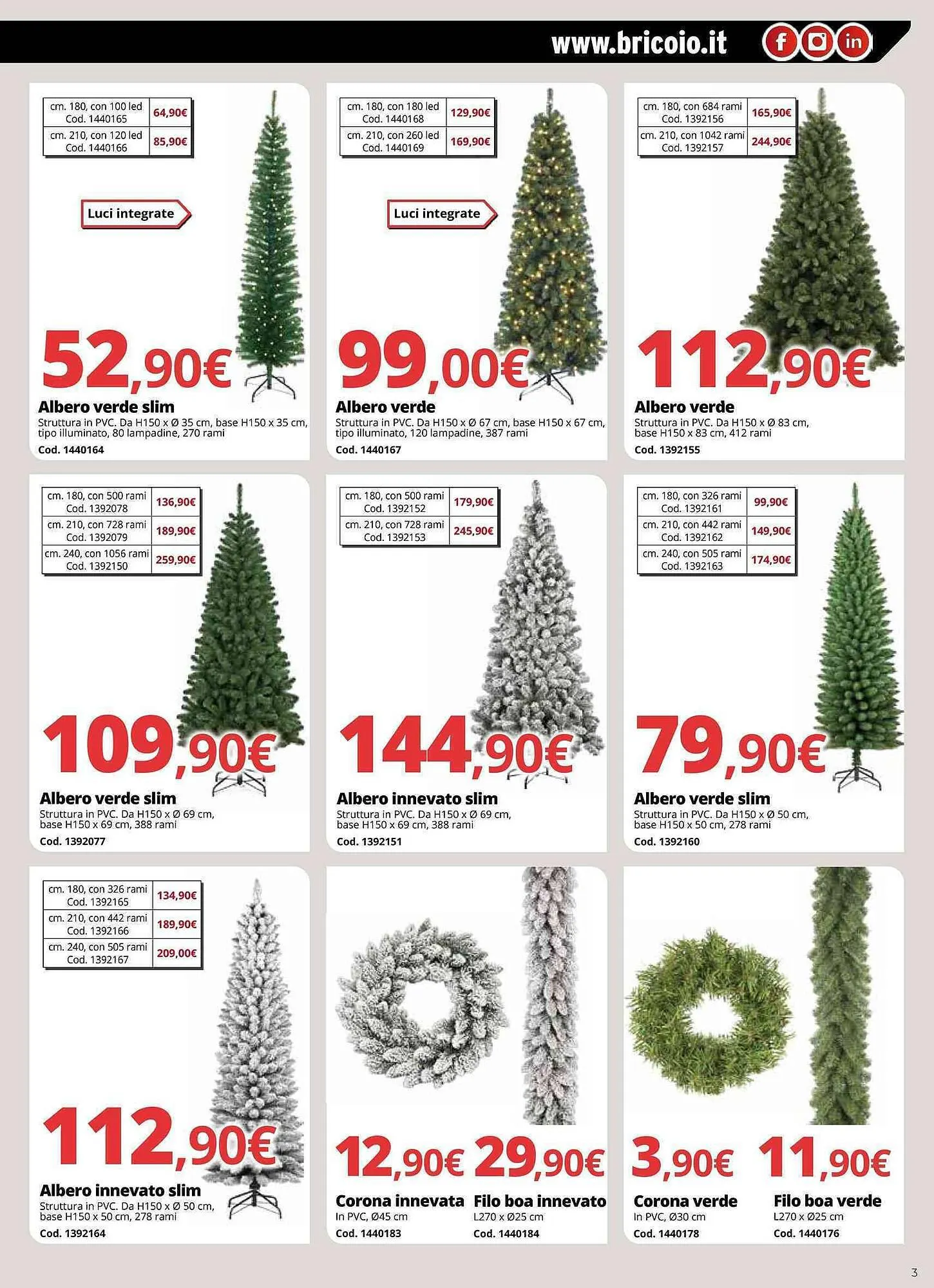 Volantino Brico Io da 17 novembre a 24 dicembre di 2023 - Pagina del volantino 3