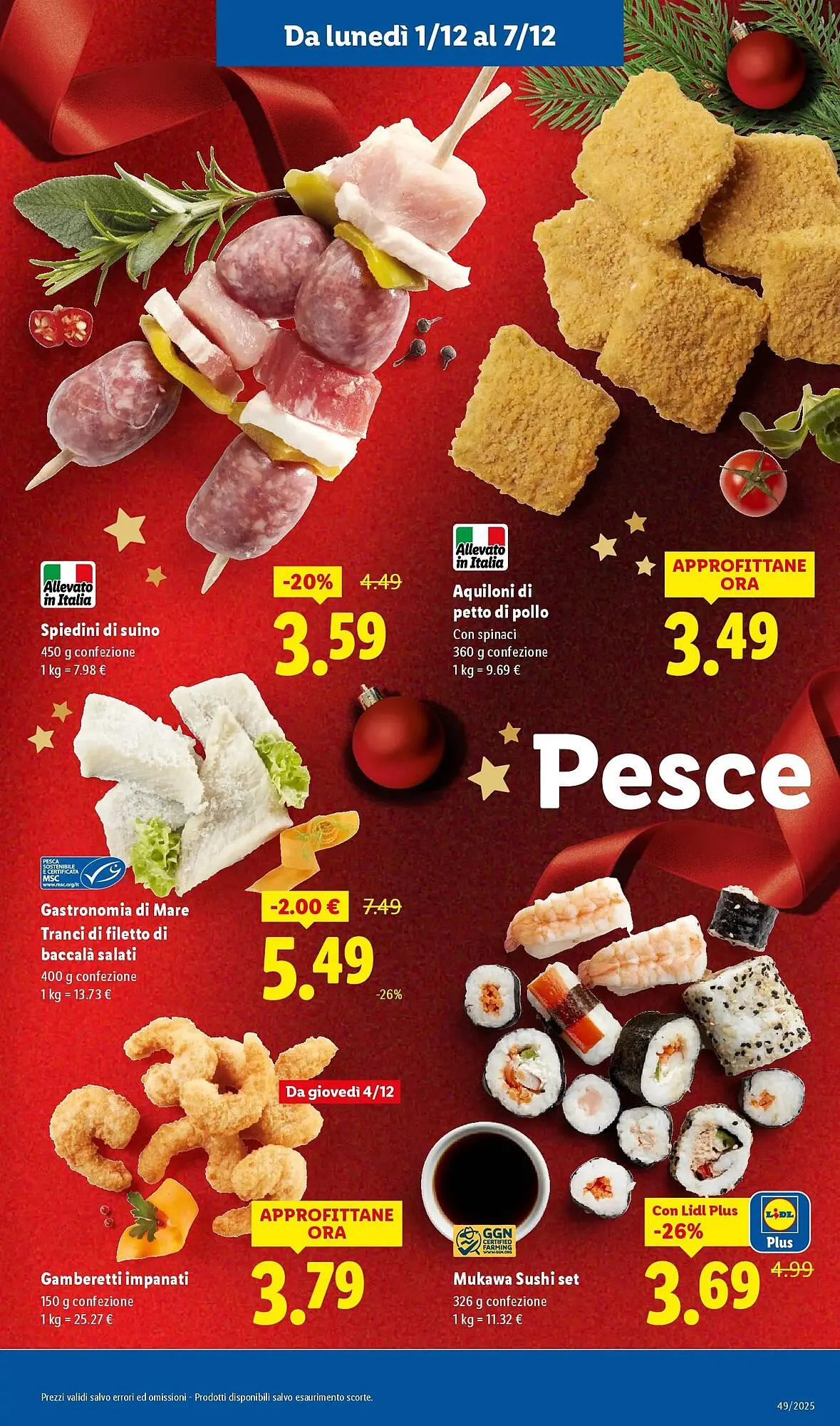 Volantino Lidl da 1 dicembre a 7 dicembre di 2025 - Pagina del volantino 5