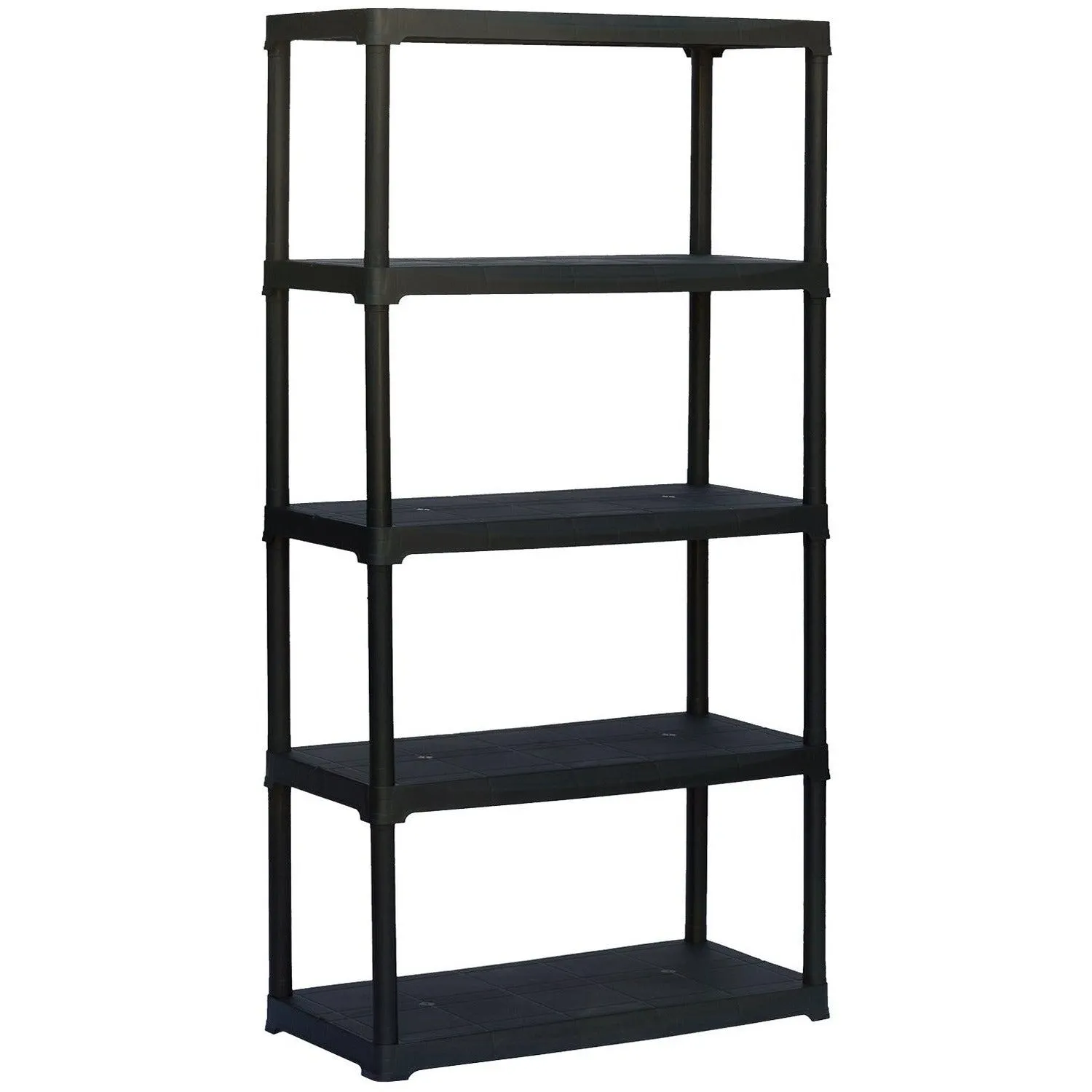 Scaffale a 5 ripiani color nero Linea Tempo