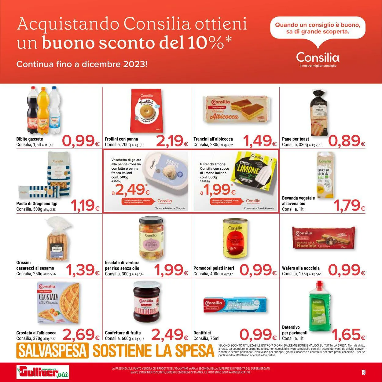 Gulliver Volantino attuale da 22 agosto a 31 agosto di 2023 - Pagina del volantino 19