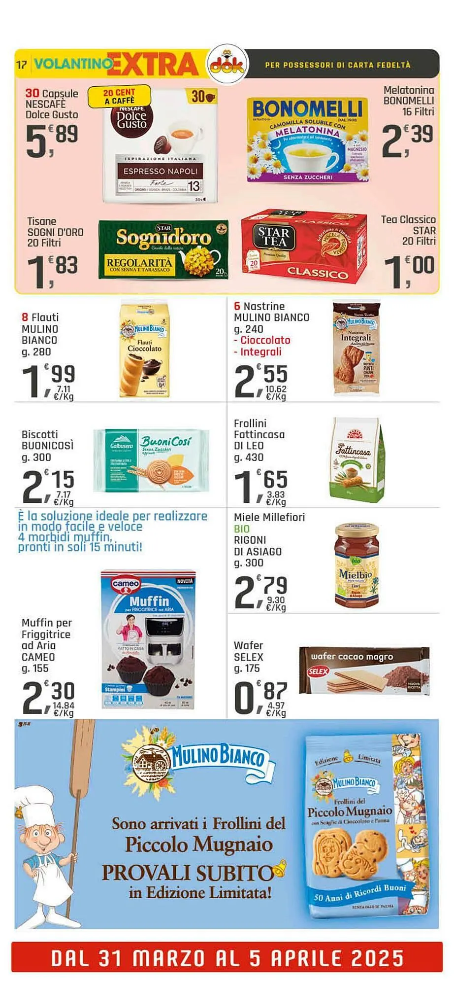 Volantino Supermercati Dok da 24 marzo a 5 aprile di 2025 - Pagina del volantino 17