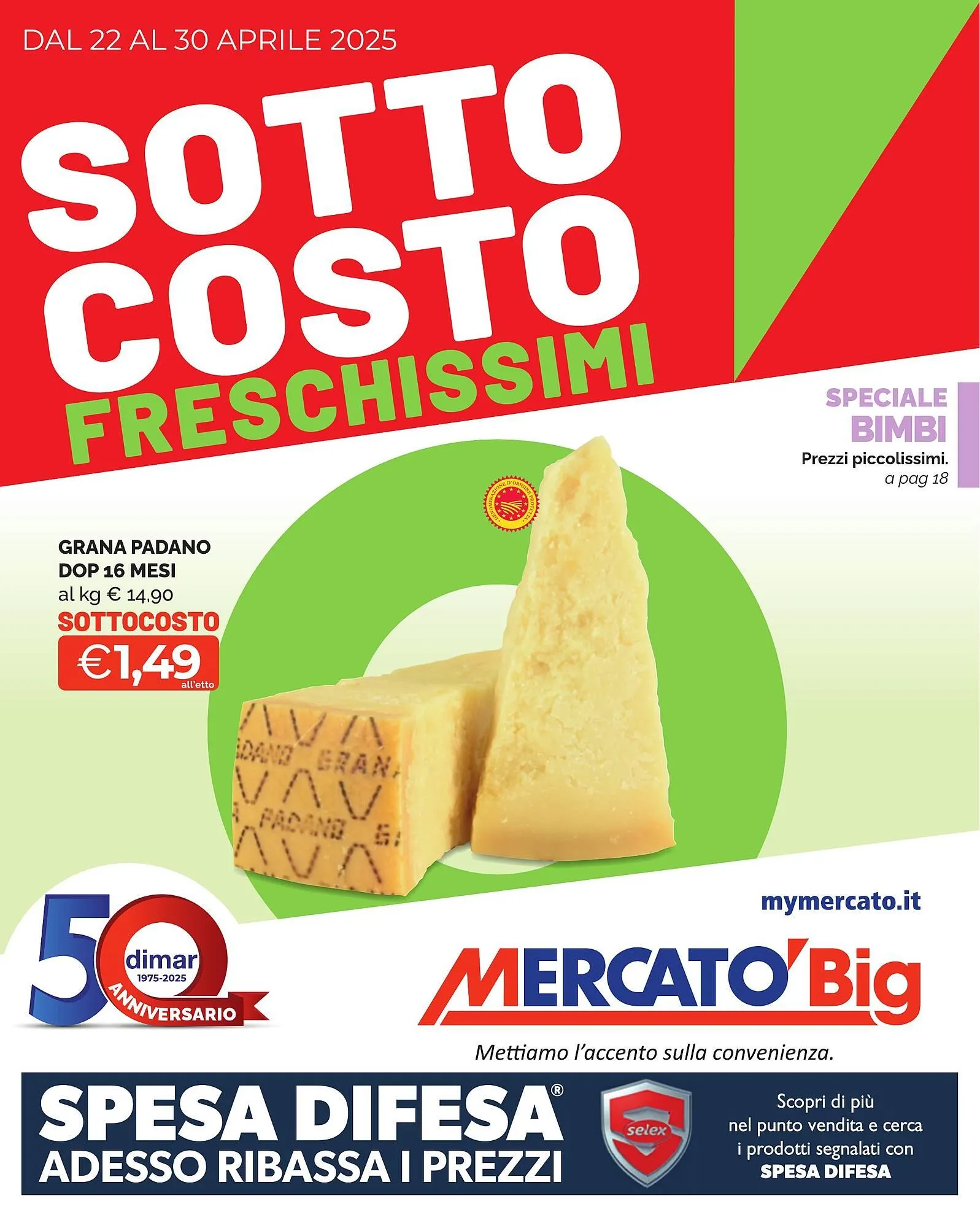 Volantino Mercatò Big da 22 aprile a 30 aprile di 2025 - Pagina del volantino 1