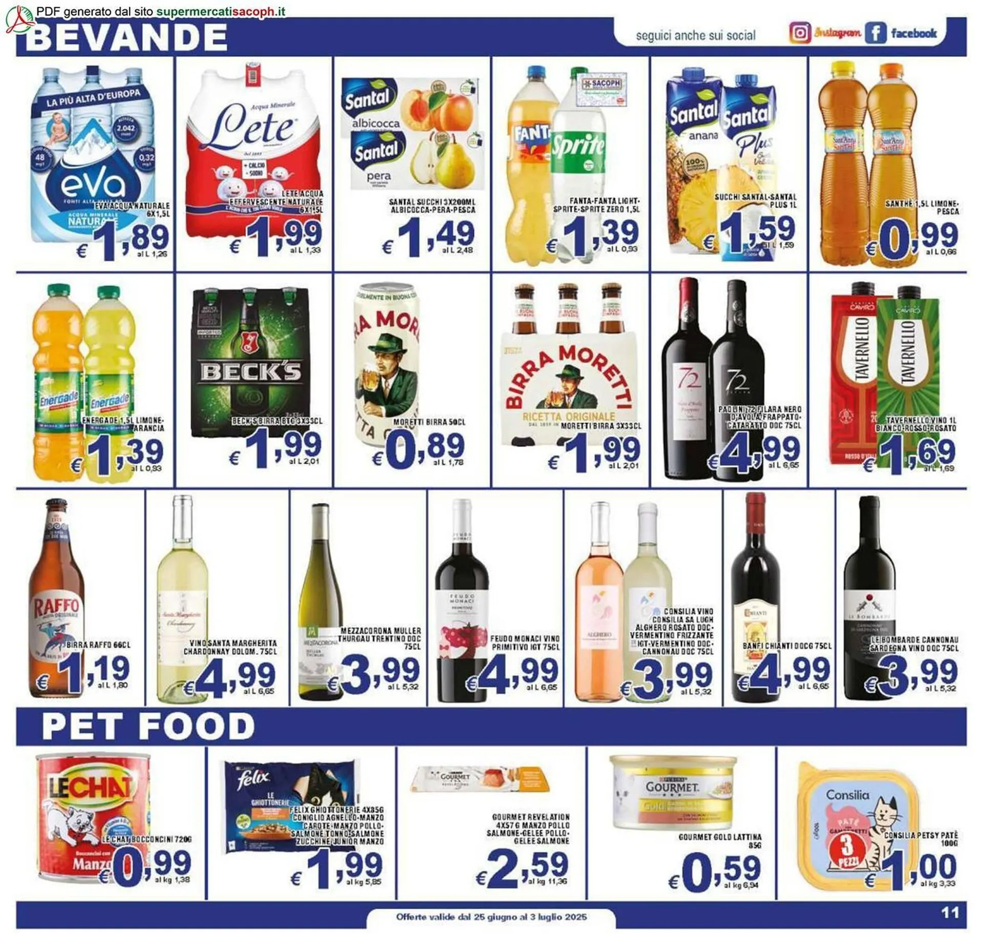 Volantino Sacoph da 25 giugno a 3 luglio di 2025 - Pagina del volantino 11