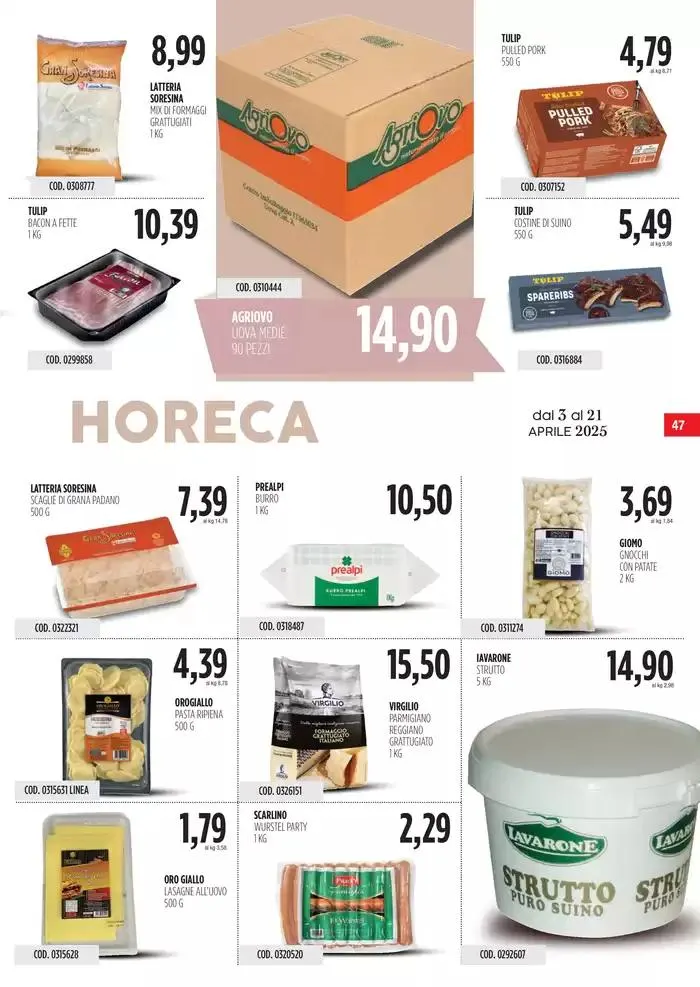 Offerte Carico Cash & Carry da 3 aprile a 21 aprile di 2025 - Pagina del volantino 47