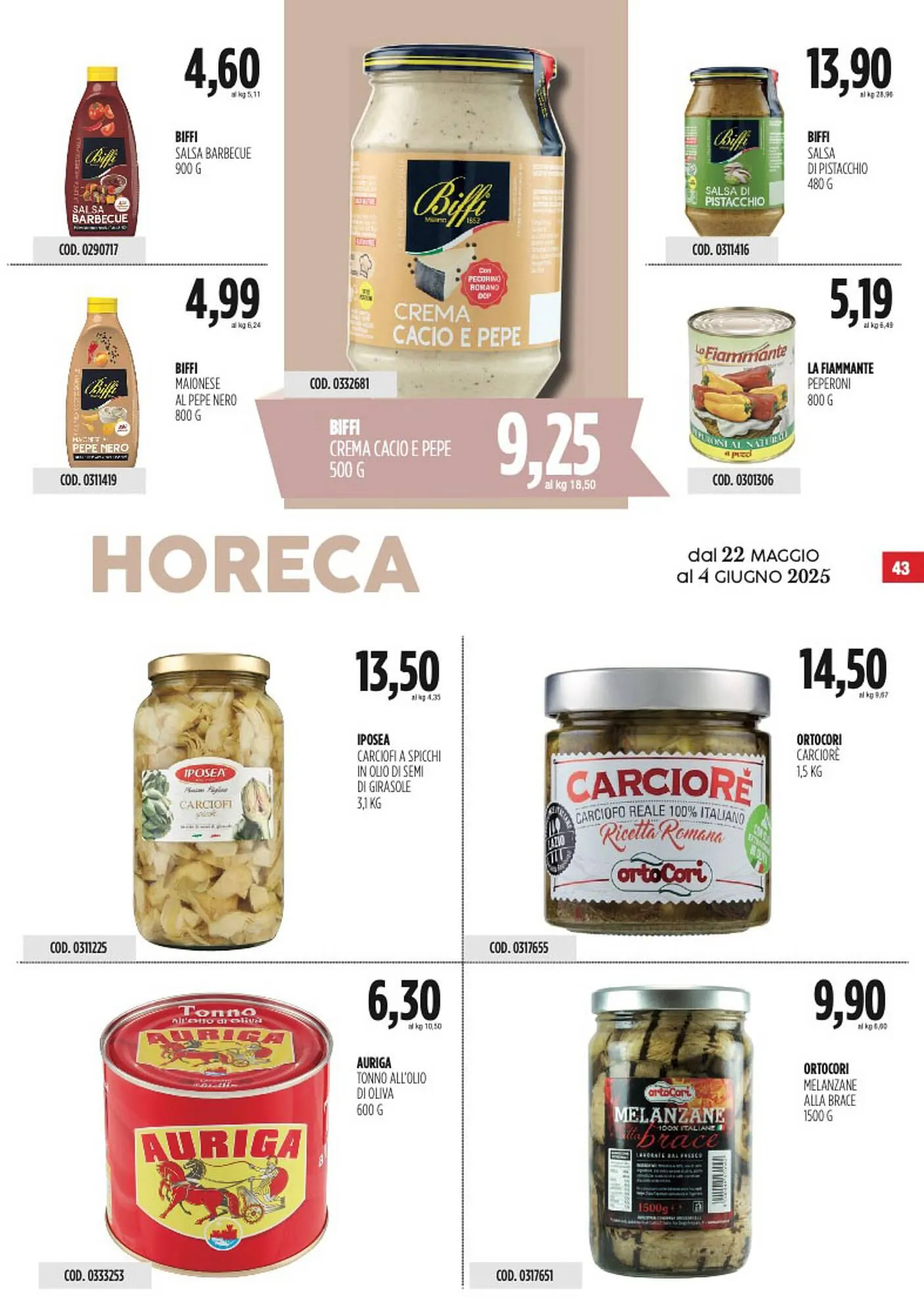 Volantino Carico Cash & Carry da 22 maggio a 4 giugno di 2025 - Pagina del volantino 43