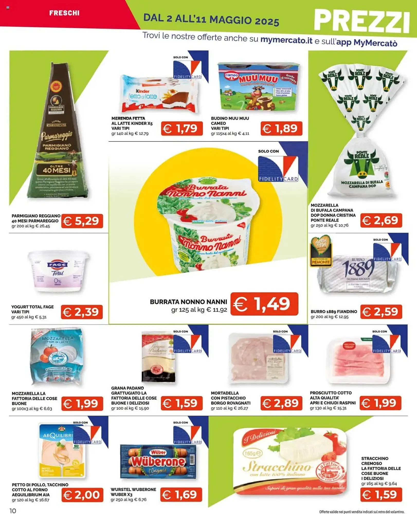 Volantino Mercatò Extra da 2 maggio a 11 maggio di 2025 - Pagina del volantino 10