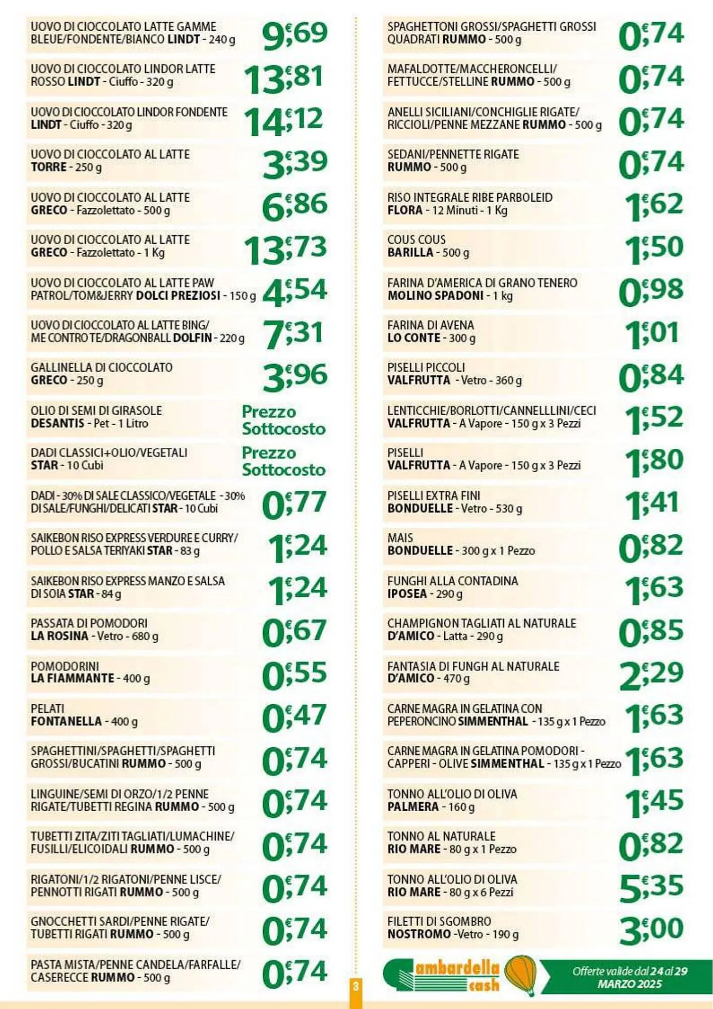 Volantino Gambardella Cash da 24 marzo a 29 marzo di 2025 - Pagina del volantino 3