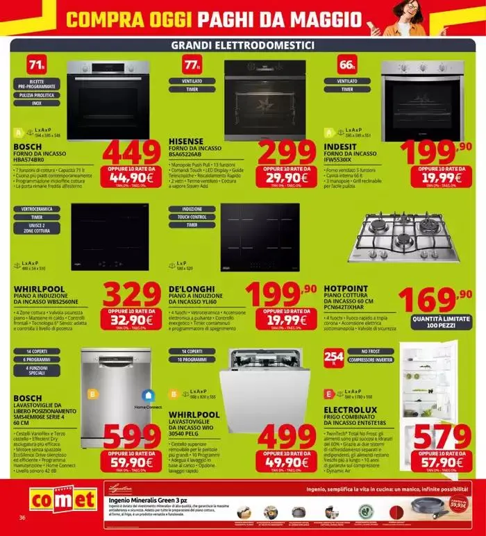 Compra oggi e paghi da Maggio! da 24 gennaio a 5 febbraio di 2025 - Pagina del volantino 36