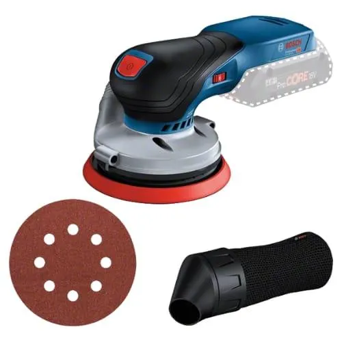 Grinder eccentrico della batteria 18 V GX 18V-125 | Senza caricabatterie a batteria in L-Boxx