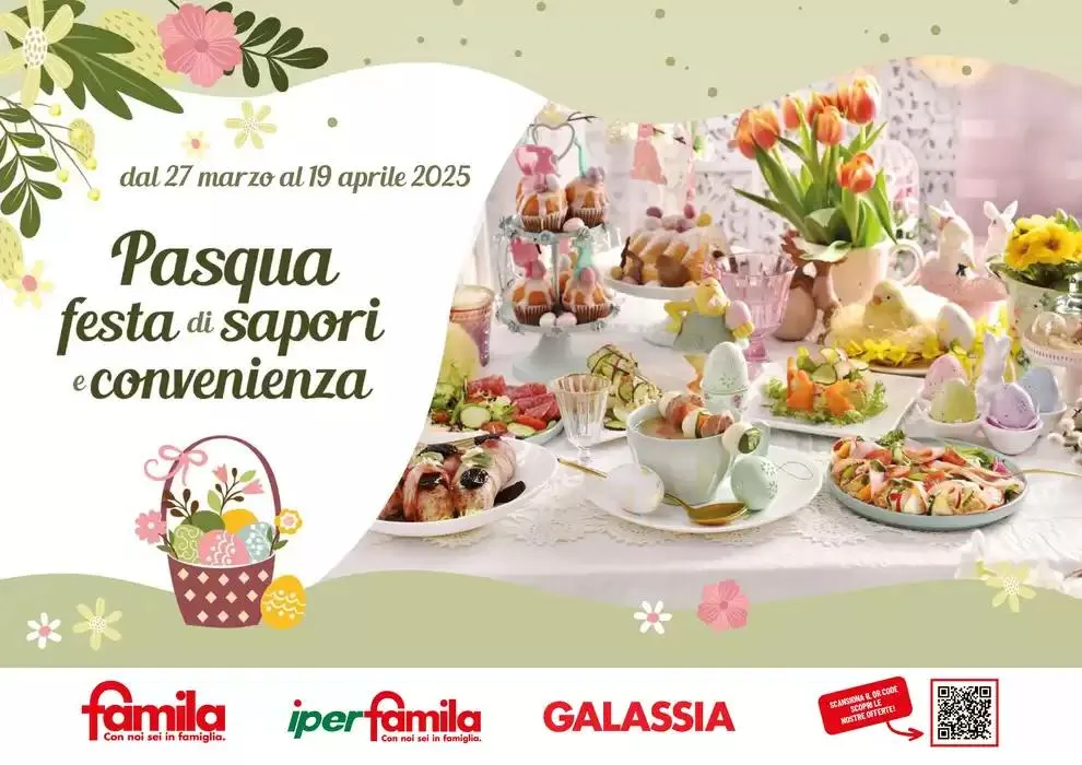 PASQUA FESTA DI SAPORI E CONVENIENZA da 28 marzo a 19 aprile di 2025 - Pagina del volantino 1