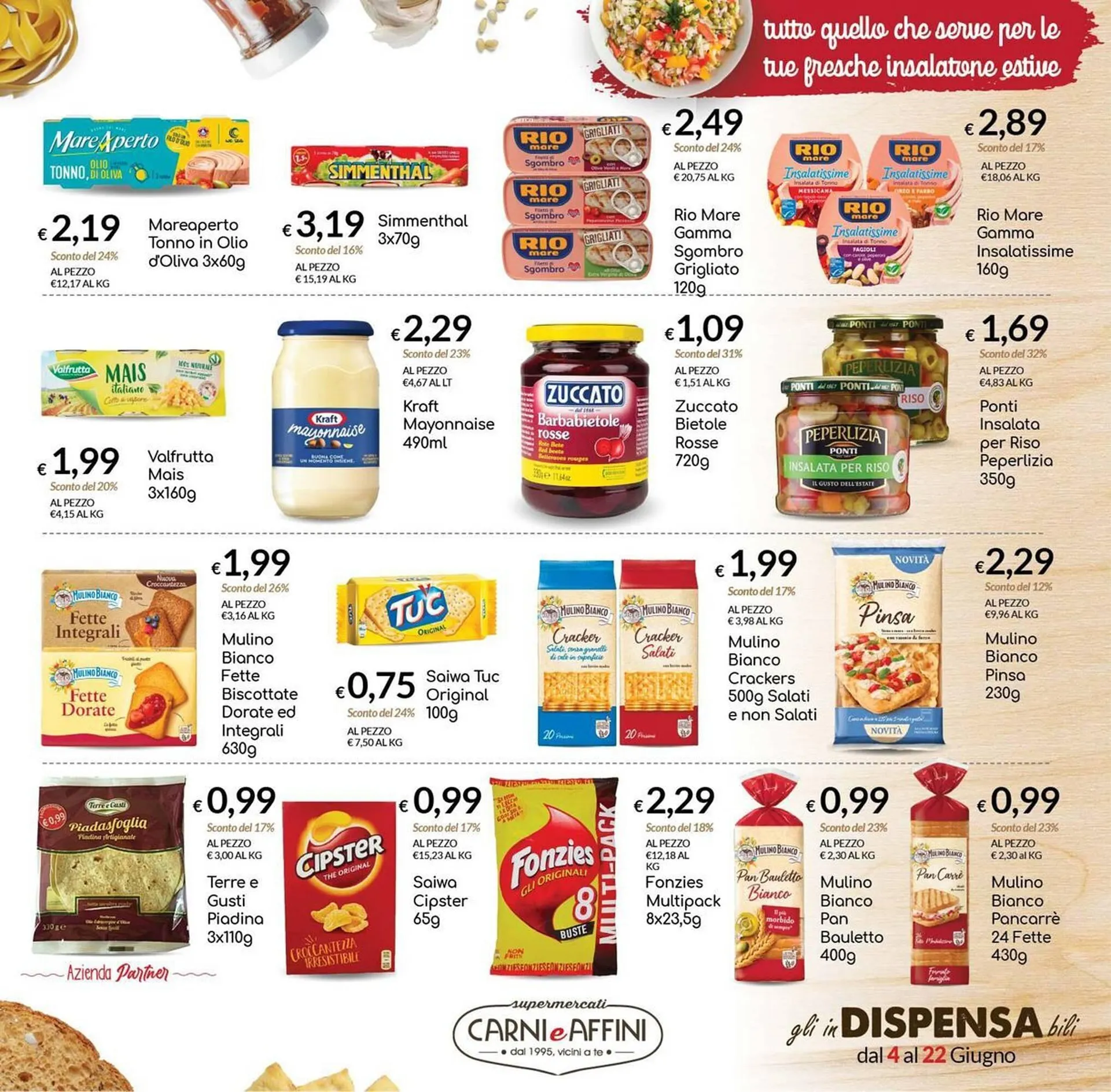 Volantino Carni e Affini Supermercati da 4 giugno a 22 giugno di 2025 - Pagina del volantino 7