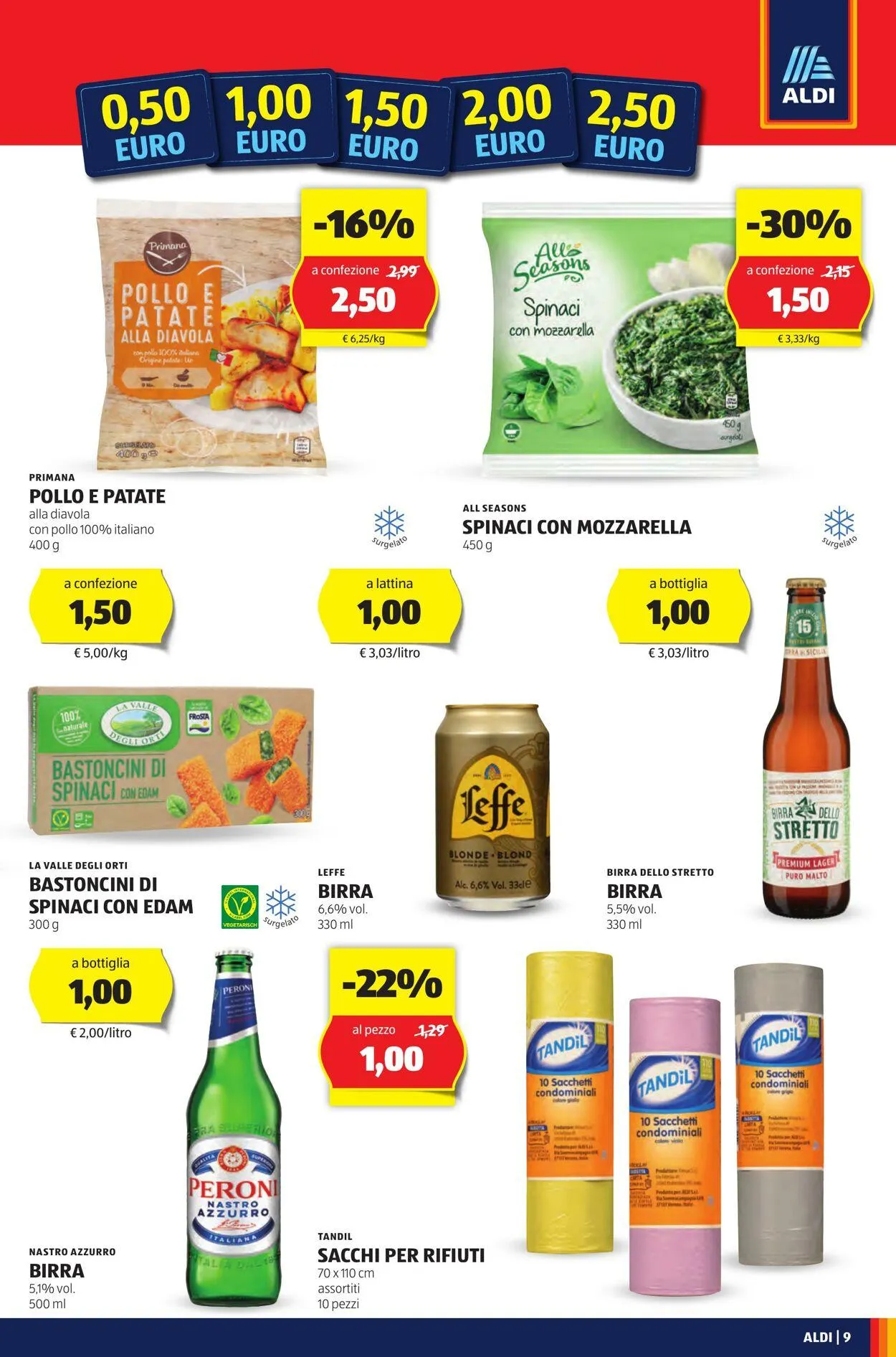 Aldi Volantino attuale da 7 aprile a 13 aprile di 2025 - Pagina del volantino 9