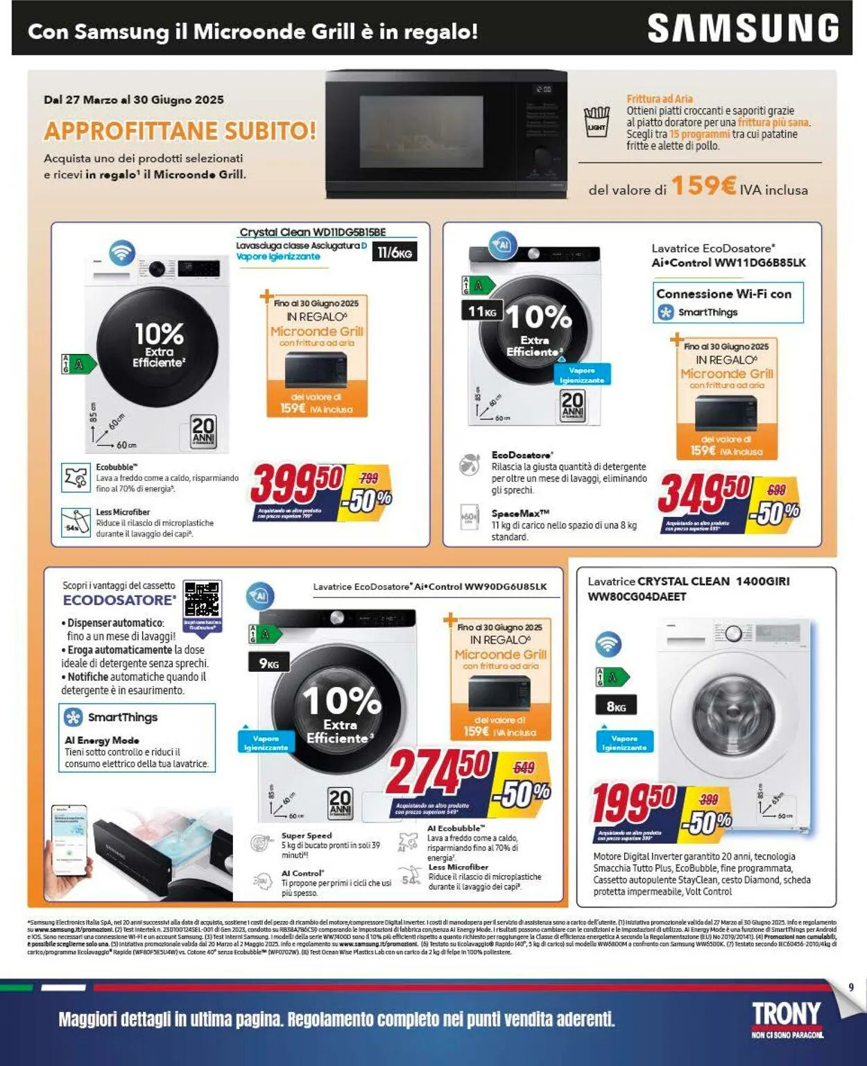 Trony - Palermo Volantino attuale da 22 maggio a 18 giugno di 2025 - Pagina del volantino 9
