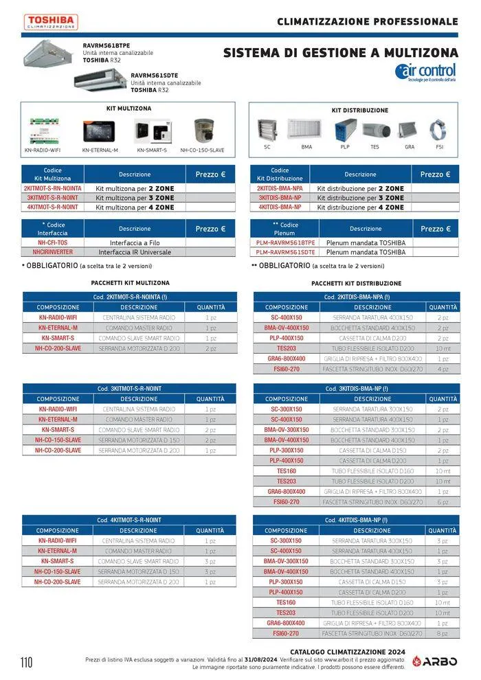 Catalogo climatizzazione 2024 da 17 maggio a 31 dicembre di 2024 - Pagina del volantino 110