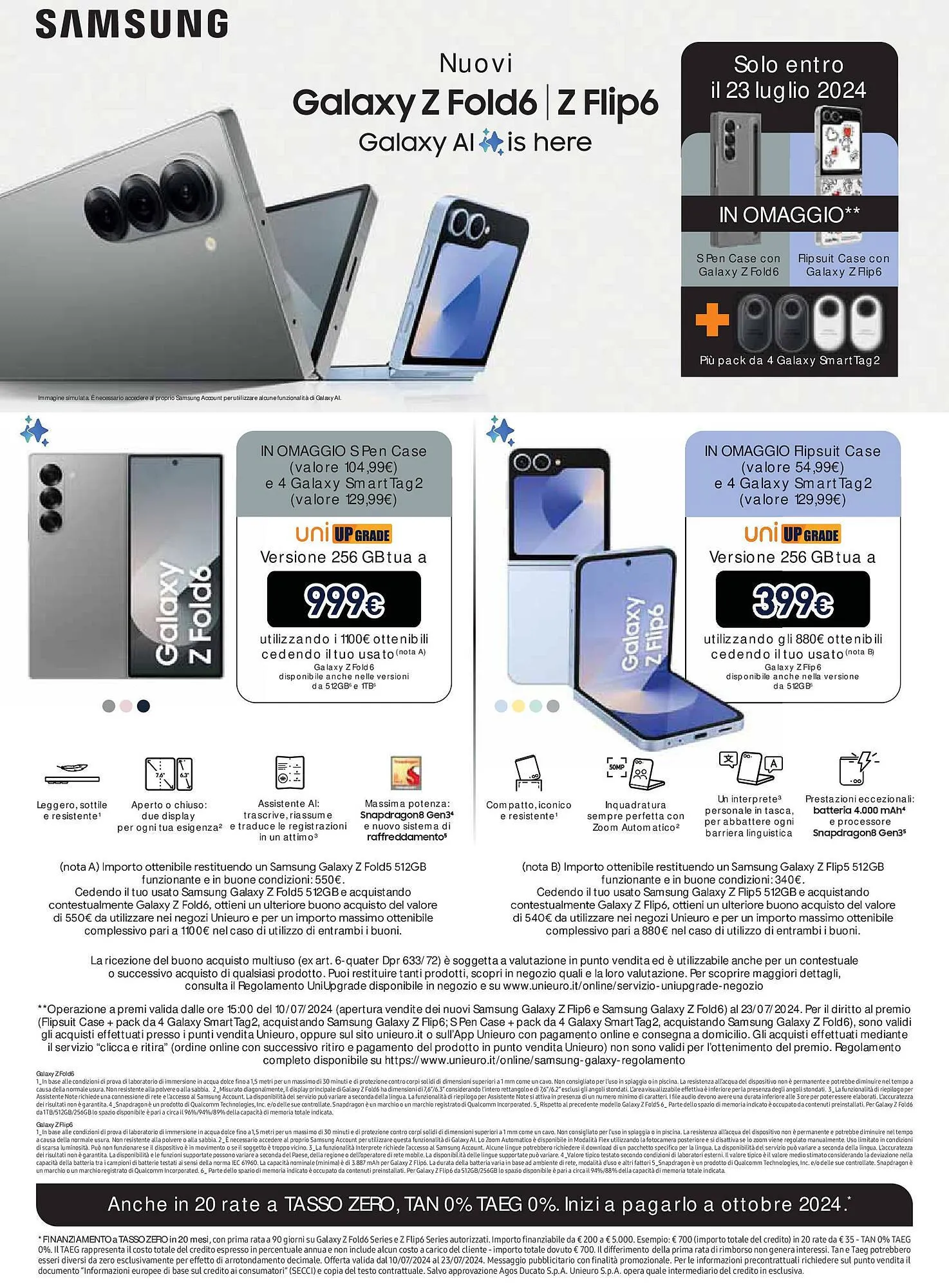 Volantino Unieuro da 18 luglio a 28 luglio di 2024 - Pagina del volantino 23