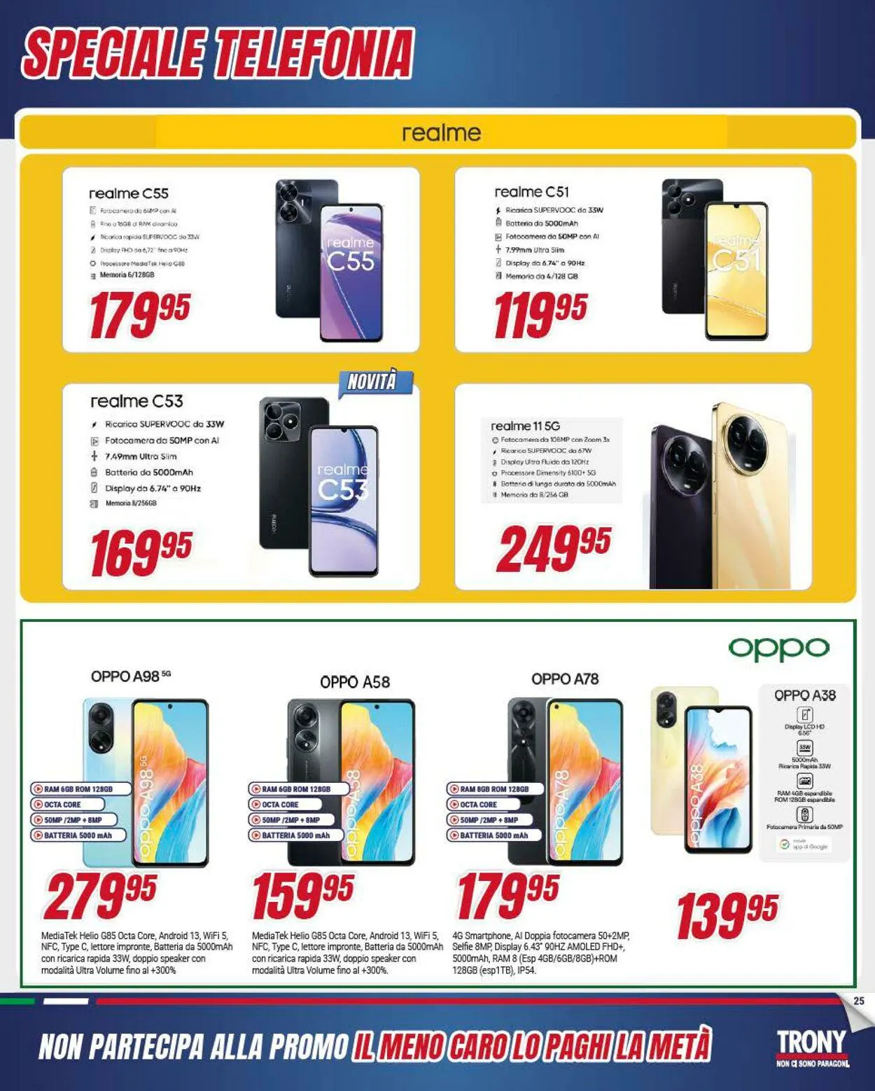 Trony - Palermo Volantino attuale da 30 novembre a 24 dicembre di 2023 - Pagina del volantino 25