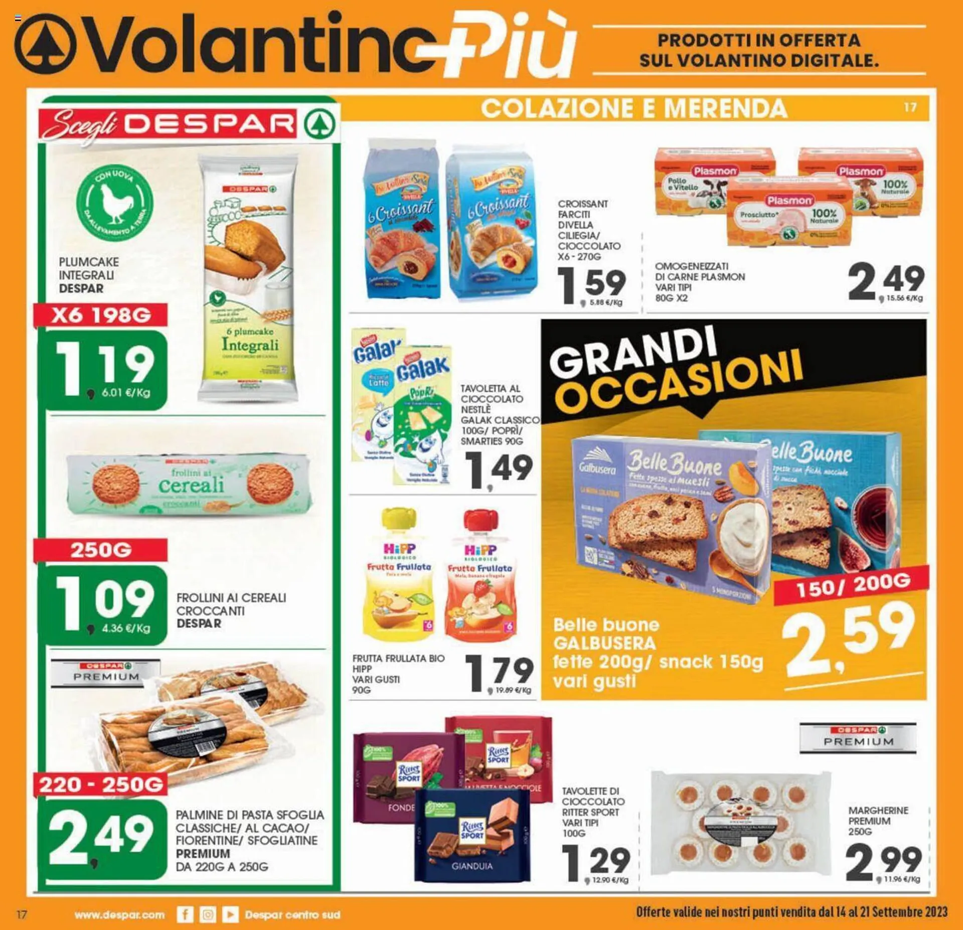 Volantino Eurospar da 14 settembre a 21 settembre di 2023 - Pagina del volantino 17