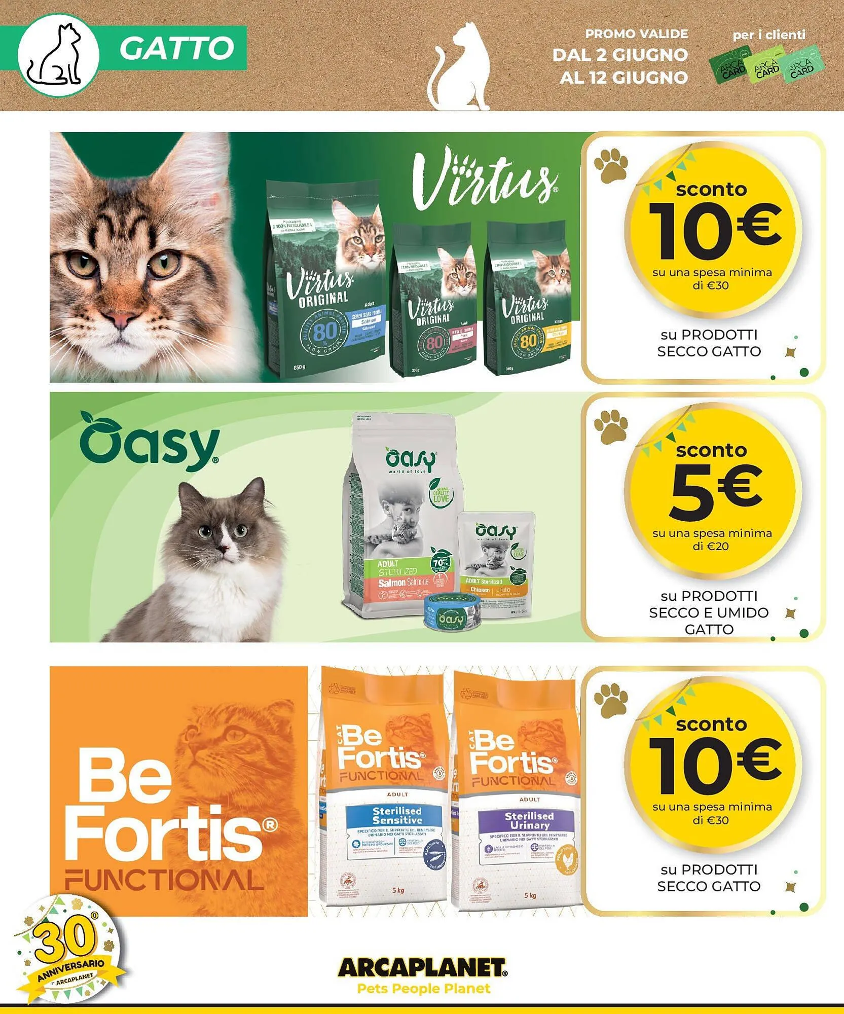 Volantino Arcaplanet da 2 giugno a 12 giugno di 2025 - Pagina del volantino 10