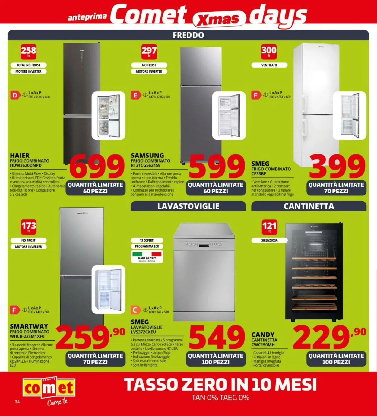 Comet Volantino attuale da 1 dicembre a 7 dicembre di 2023 - Pagina del volantino 34