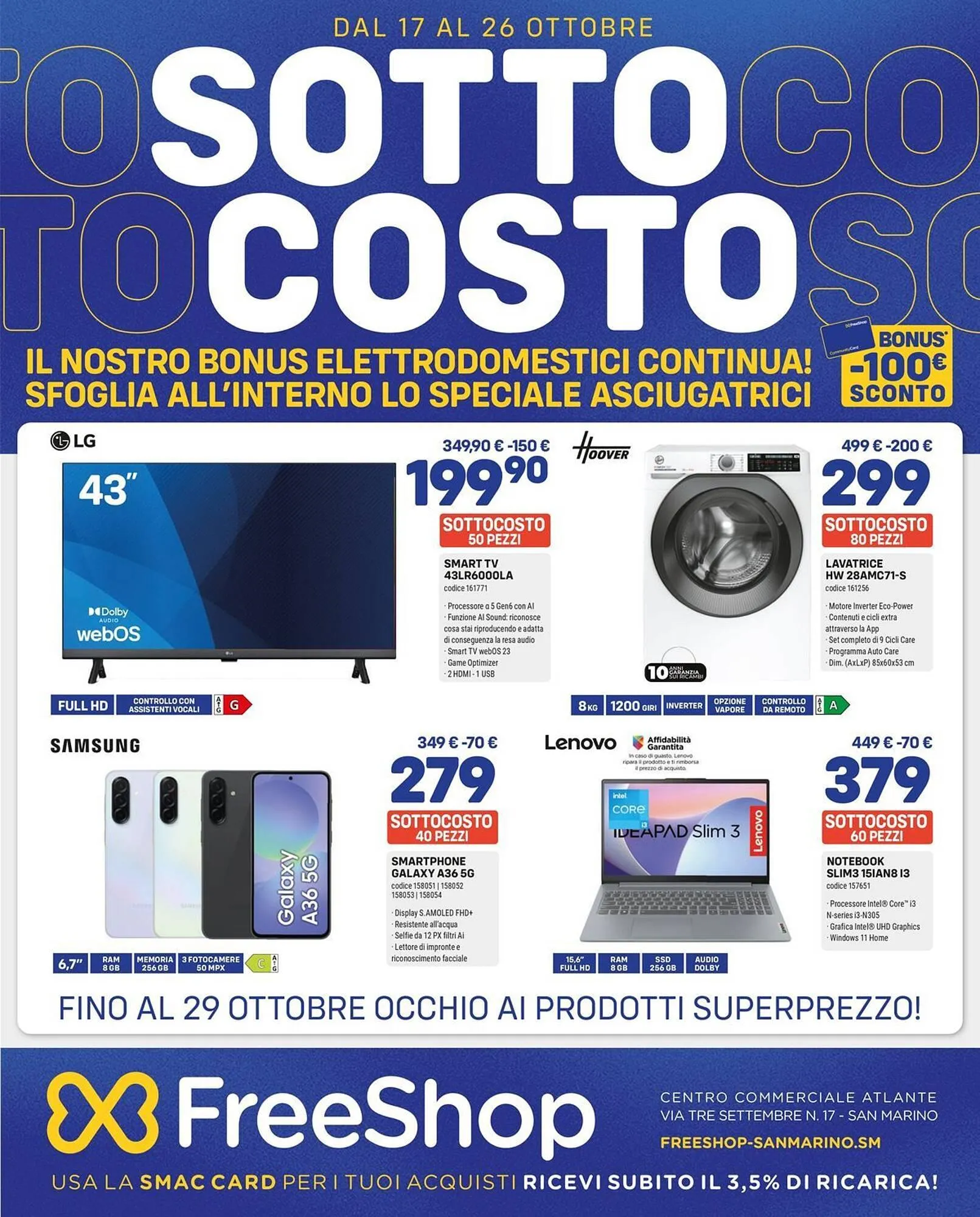 Volantino FreeShop da 17 ottobre a 26 ottobre di 2025 - Pagina del volantino 1
