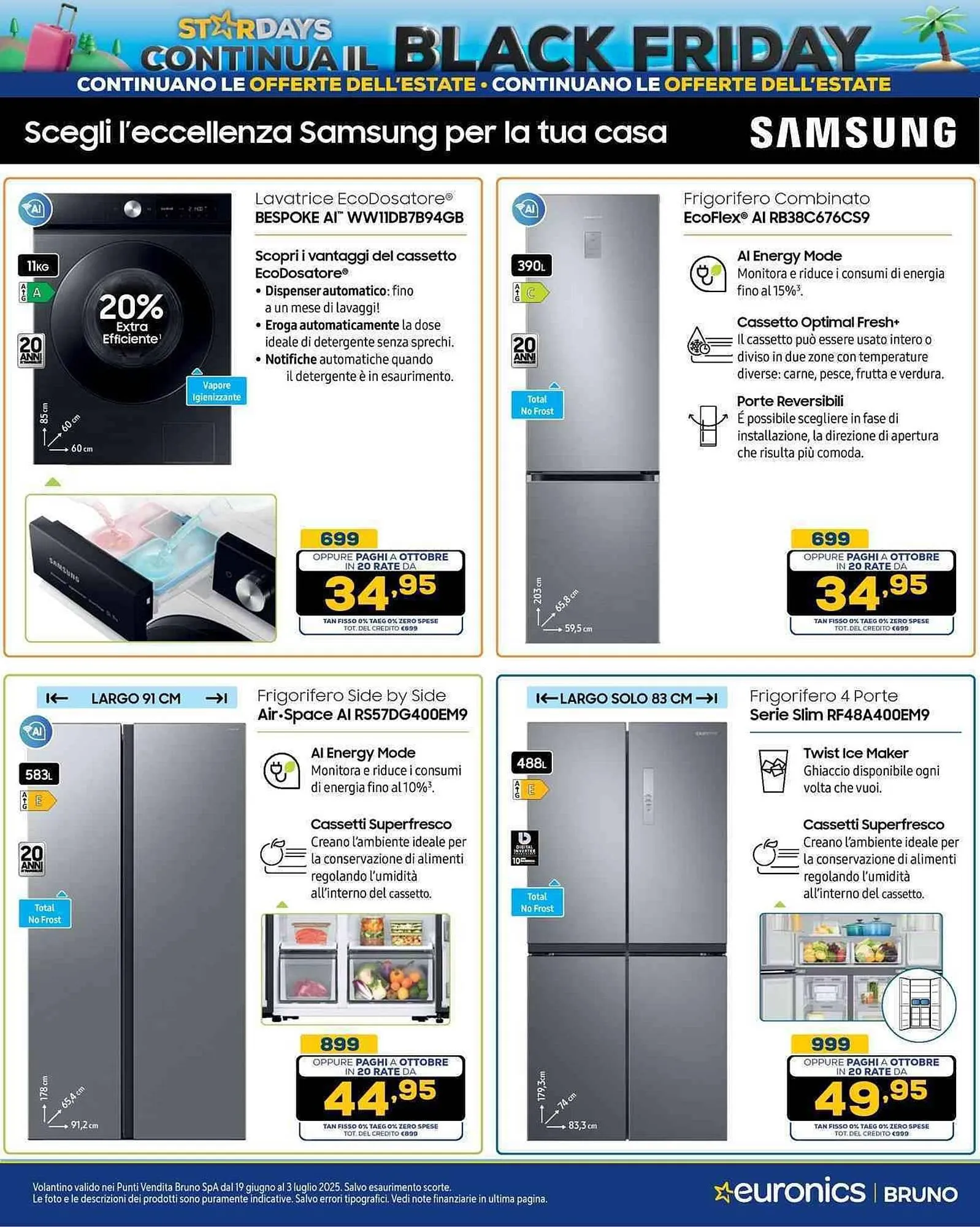 Volantino Euronics da 19 giugno a 3 luglio di 2025 - Pagina del volantino 44
