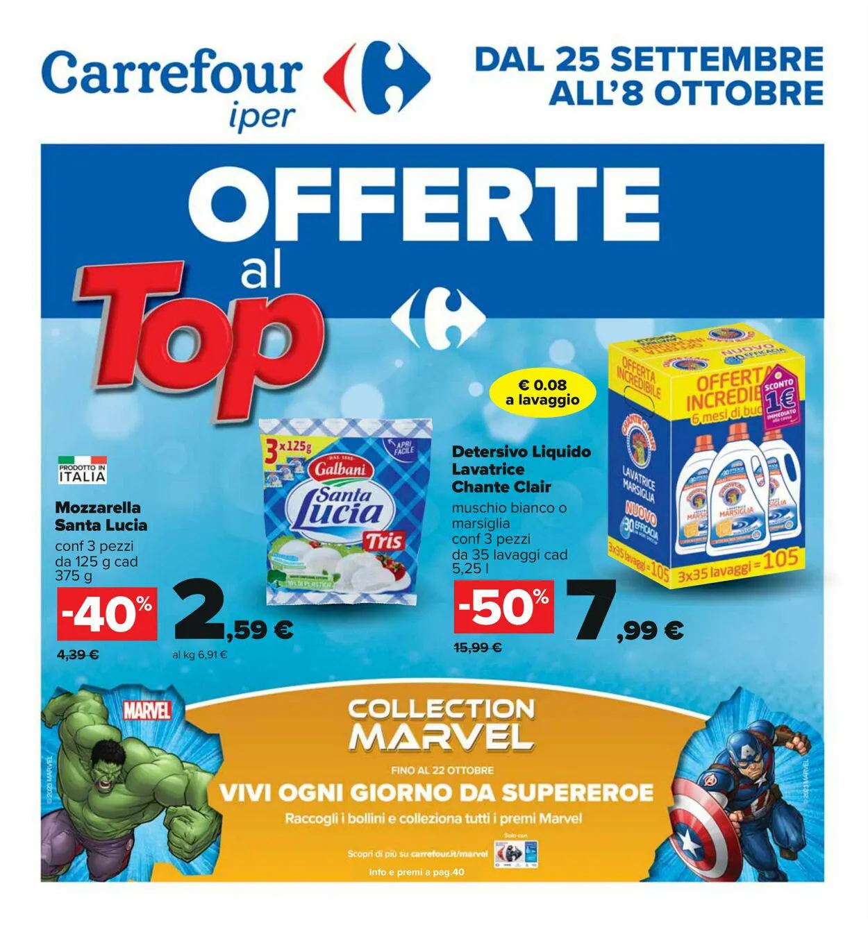 Carrefour Volantino attuale da 25 settembre a 8 ottobre di 2023 - Pagina del volantino 1