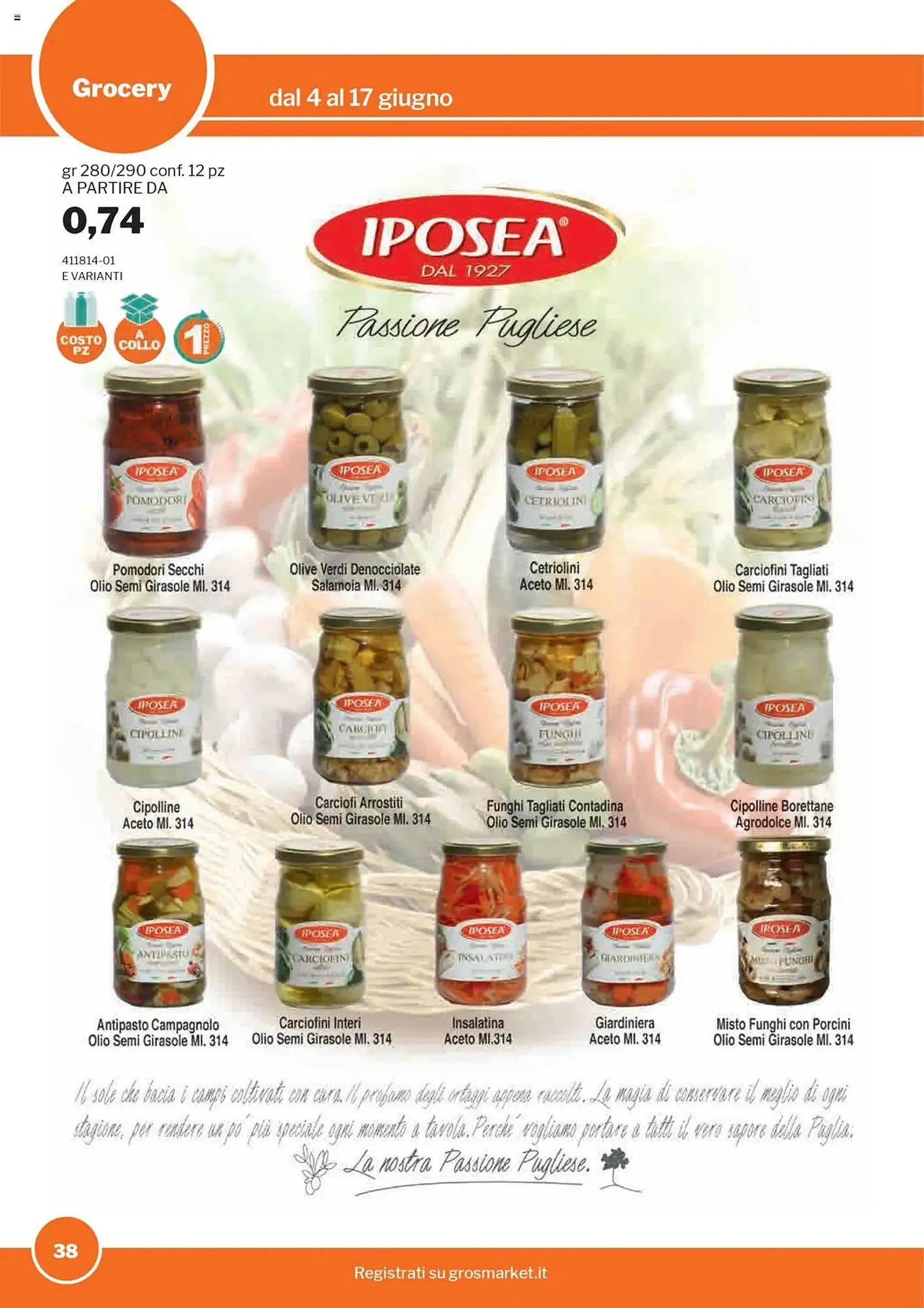 Volantino GrosMarket da 4 giugno a 17 giugno di 2025 - Pagina del volantino 38