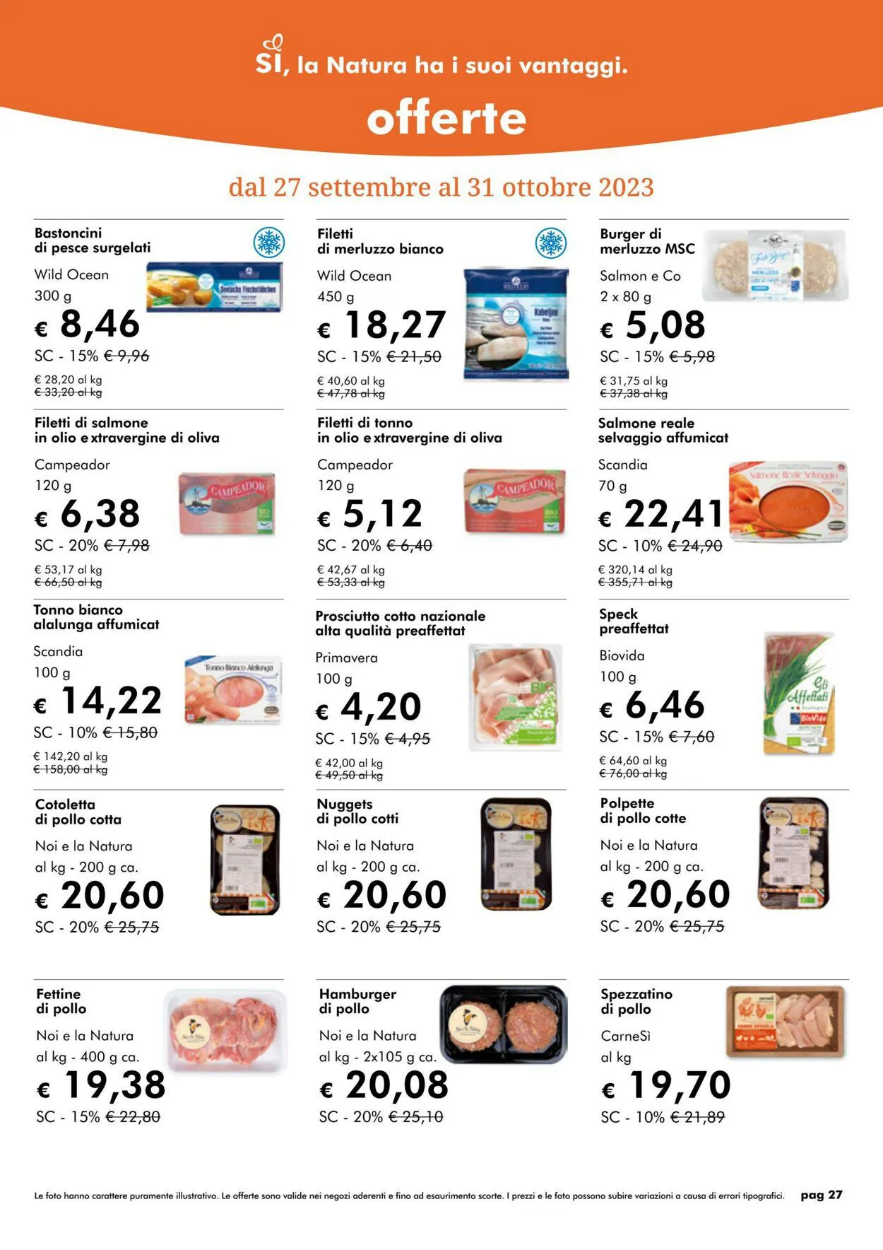 NaturaSì da 1 ottobre a 31 ottobre di 2023 - Pagina del volantino 27
