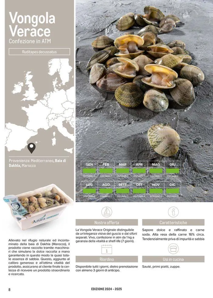 Catalogo Frutti di mare da 11 luglio a 31 luglio di 2025 - Pagina del volantino 8