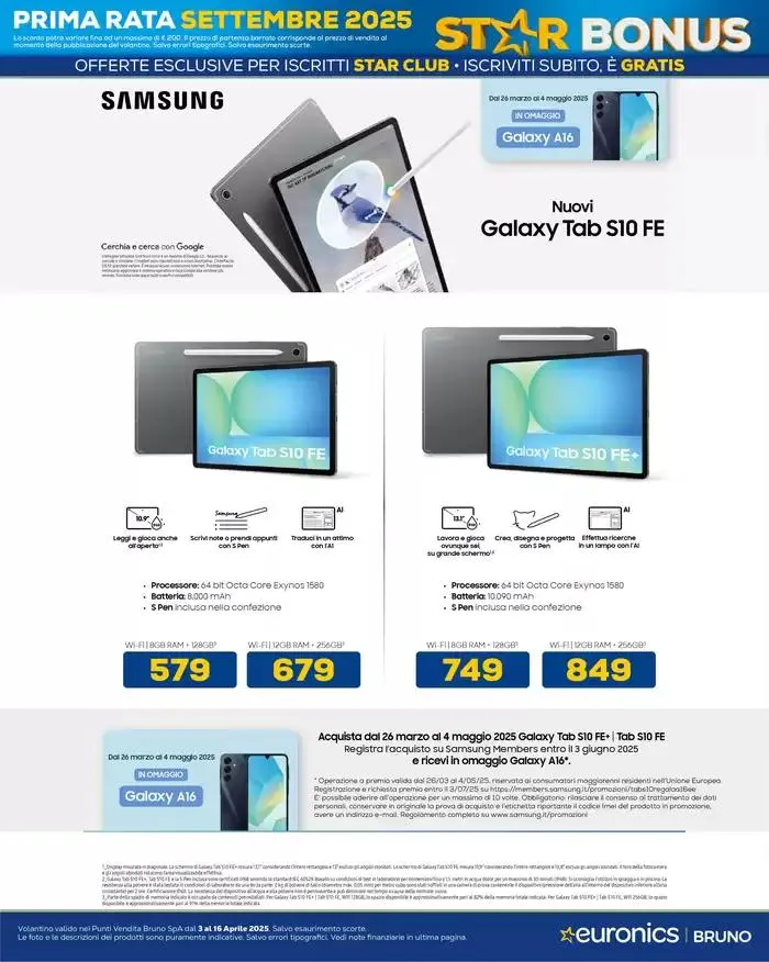 Star Bonus continua -200 euro da 3 aprile a 16 aprile di 2025 - Pagina del volantino 17