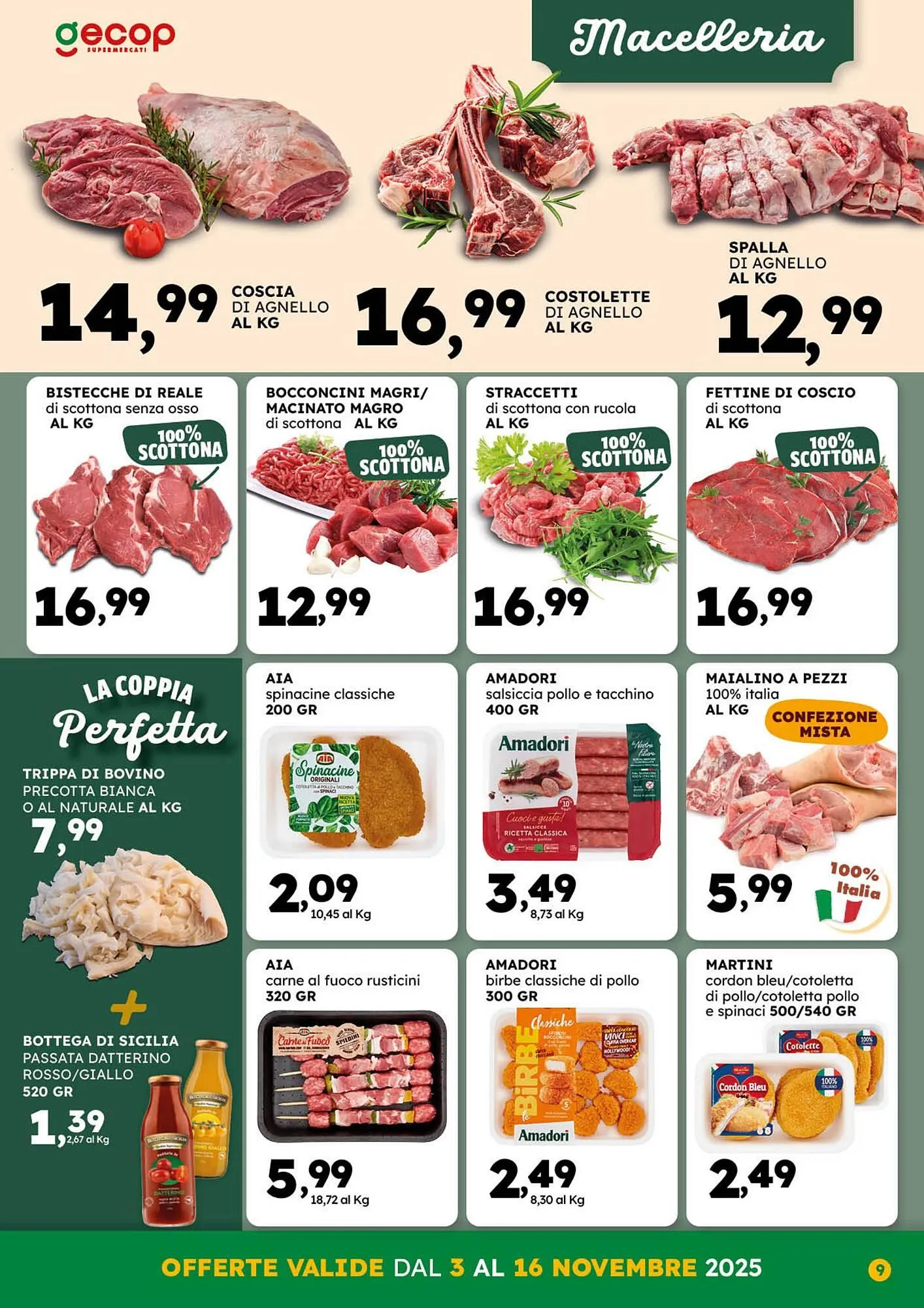 Volantino Gecop da 3 novembre a 16 novembre di 2025 - Pagina del volantino 9
