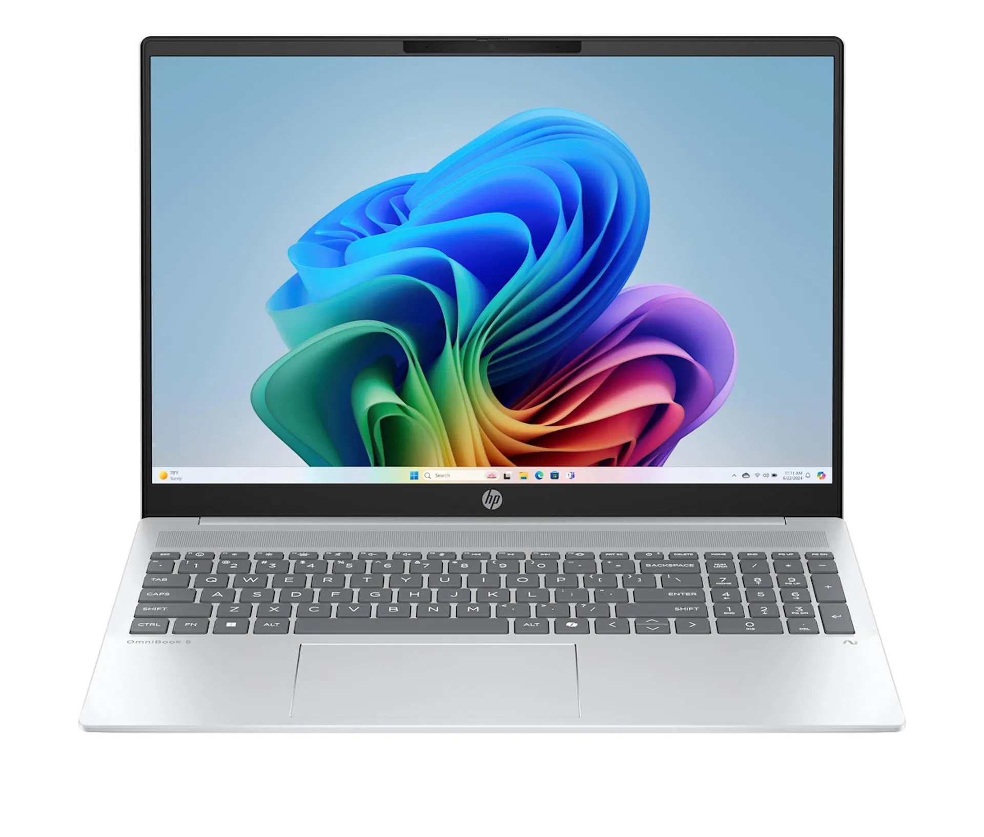 HP - HP OmniBook 5 NGAI 16 - ag1019nl, Windows 11 Home, 16", AMD Ryzen™ AI 7, 16GB RAM, 512GB SSD, 2K