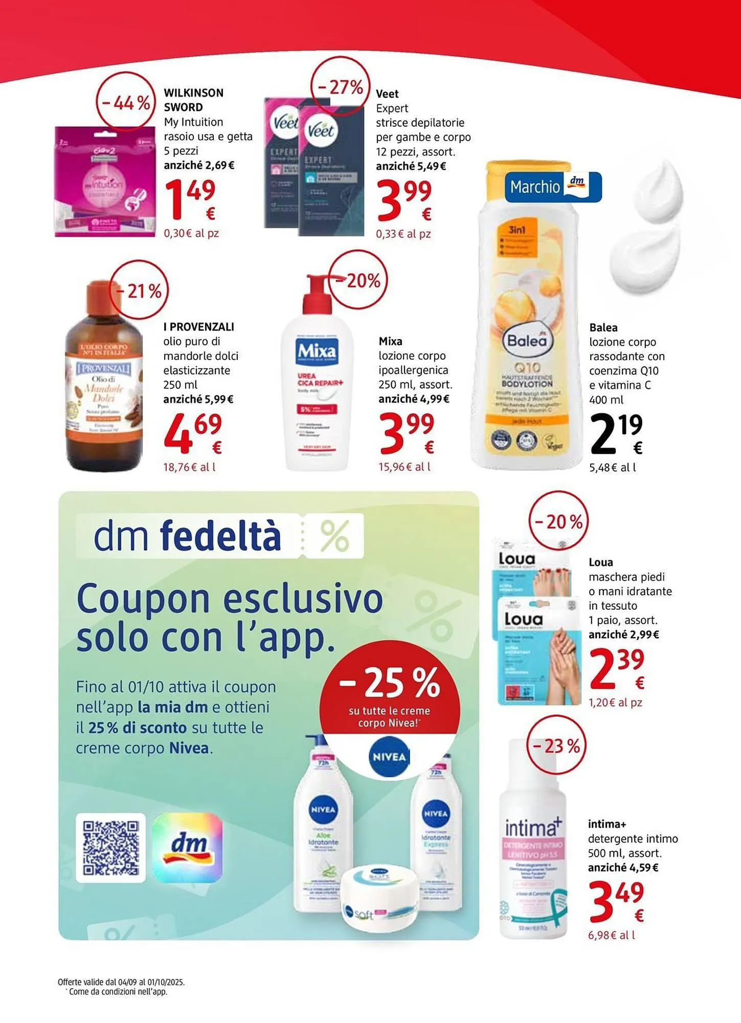 Volantino dm drogerie markt da 4 settembre a 1 ottobre di 2025 - Pagina del volantino 6