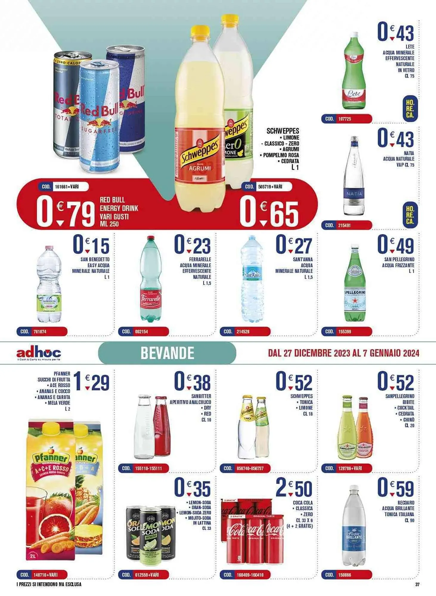 Volantino Adhoc da 27 dicembre a 7 gennaio di 2024 - Pagina del volantino 37