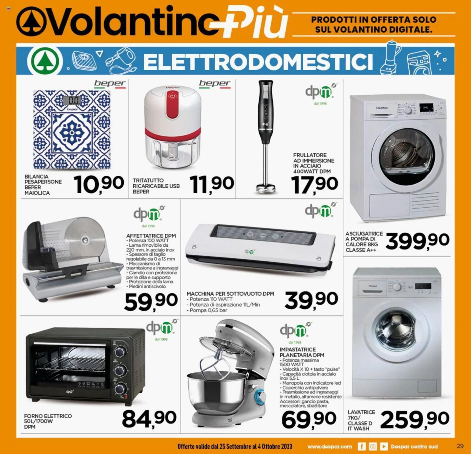 Volantino Interspar da 25 settembre a 4 ottobre di 2023 - Pagina del volantino 29