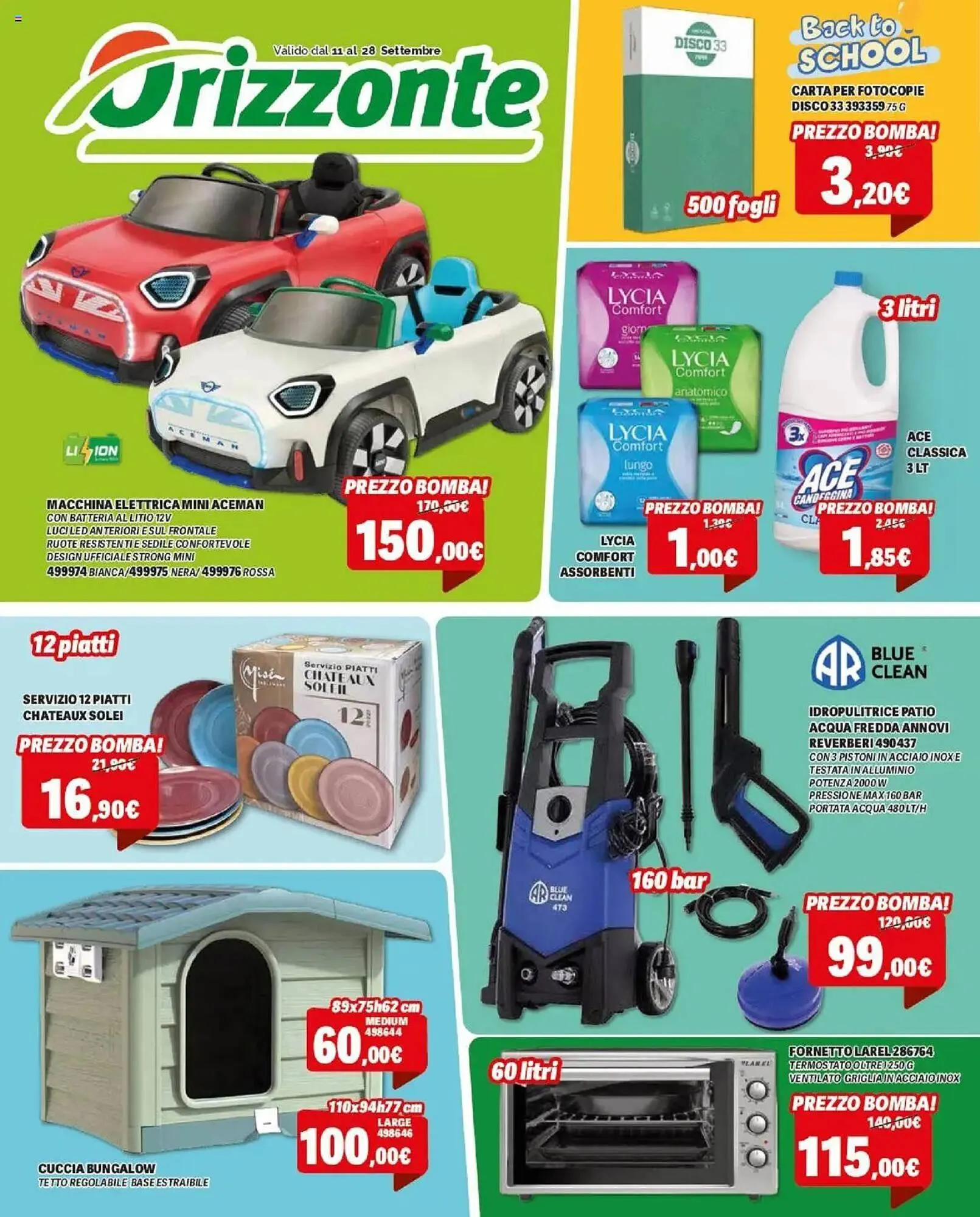 Volantino Orizzonte da 11 settembre a 28 settembre di 2025 - Pagina del volantino 1