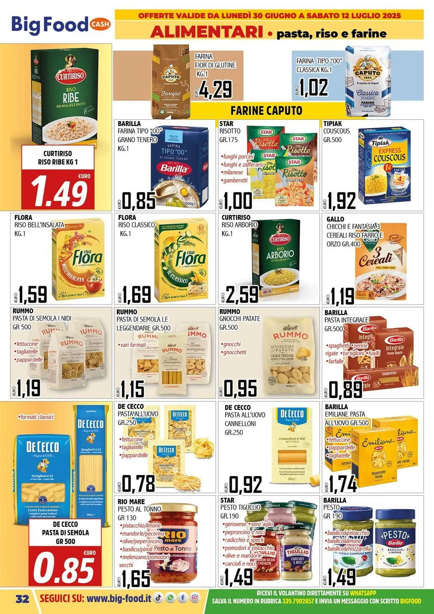 Volantino Big Food da 30 giugno a 12 luglio di 2025 - Pagina del volantino 32
