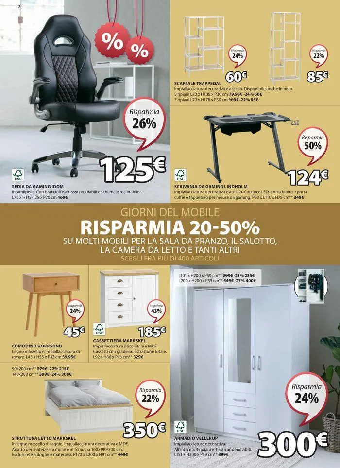 Saldi estivi da 25 luglio a 14 agosto di 2024 - Pagina del volantino 2