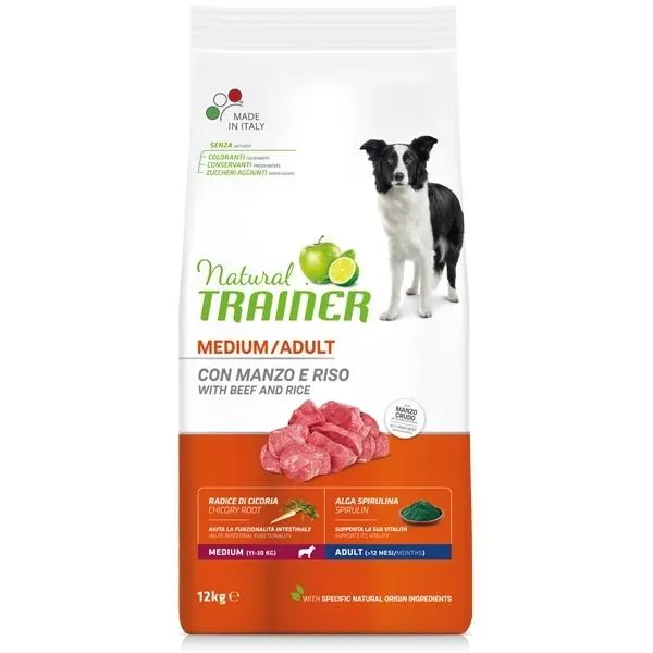Trainer - Natural Adult Medium con Manzo e Riso