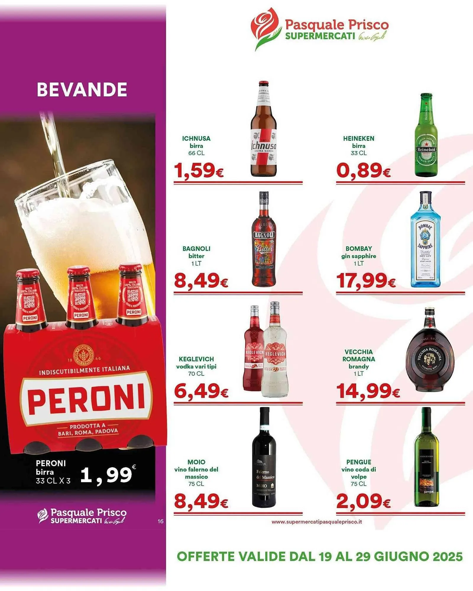 Volantino Supermercati Pasquale Prisco da 28 luglio a 10 agosto di 2025 - Pagina del volantino 16