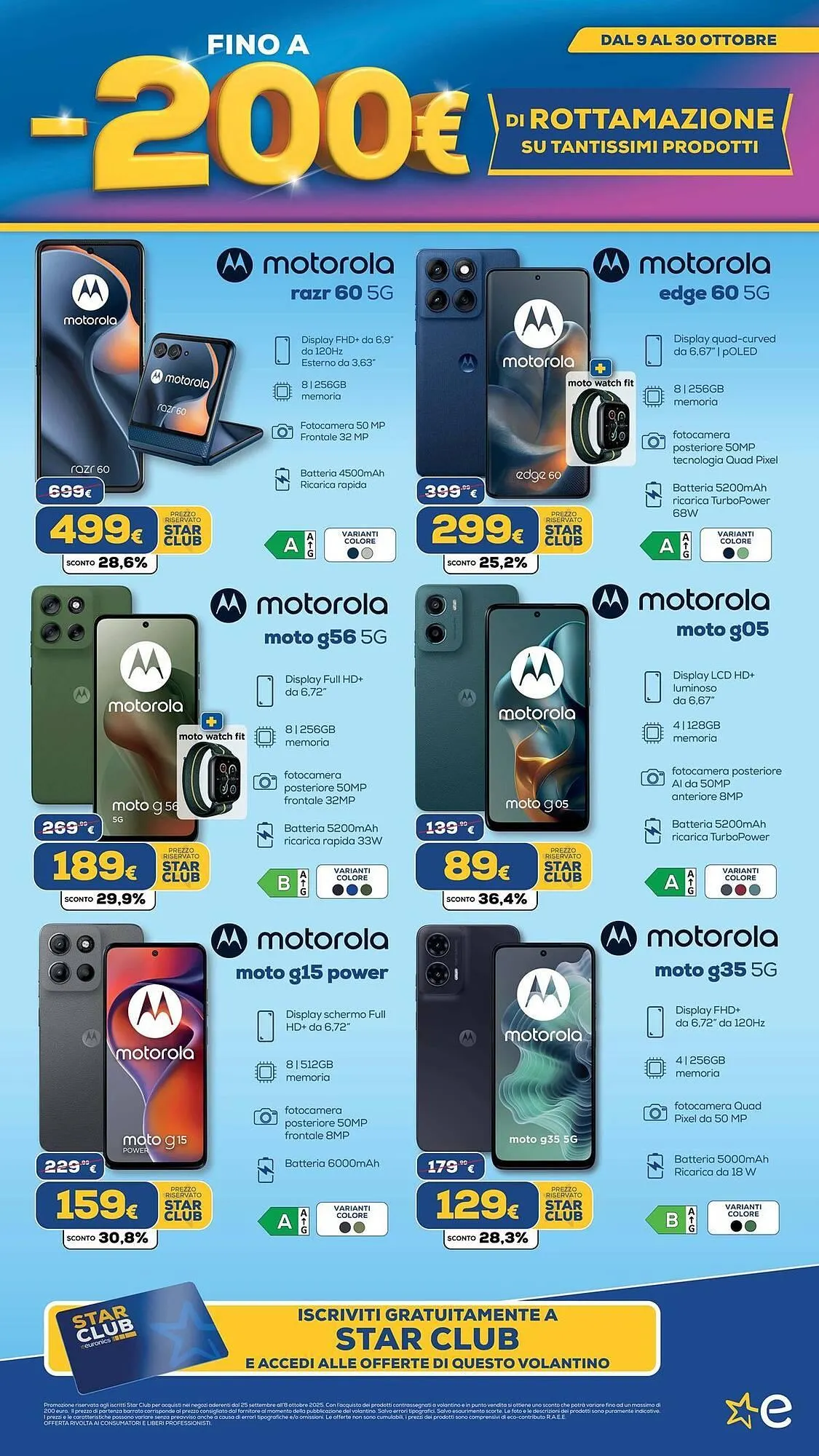 Volantino Euronics da 13 ottobre a 30 ottobre di 2025 - Pagina del volantino 71