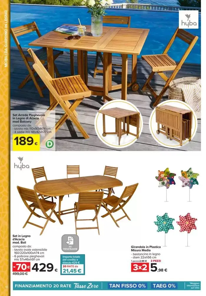 Stile e comfort all'aperto da 1 aprile a 30 aprile di 2025 - Pagina del volantino 18