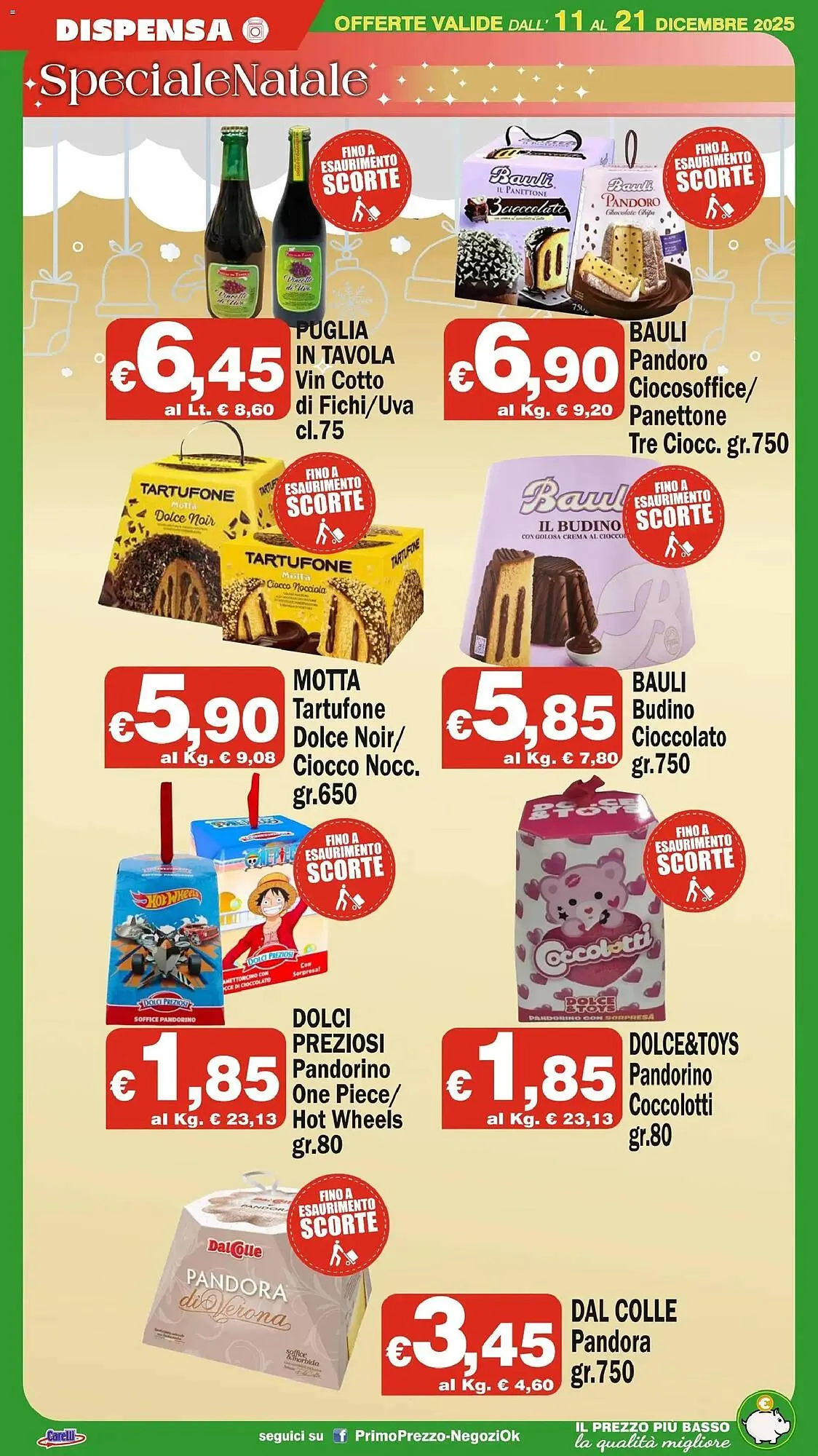 Volantino Primo Prezzo da 11 dicembre a 21 dicembre di 2025 - Pagina del volantino 17