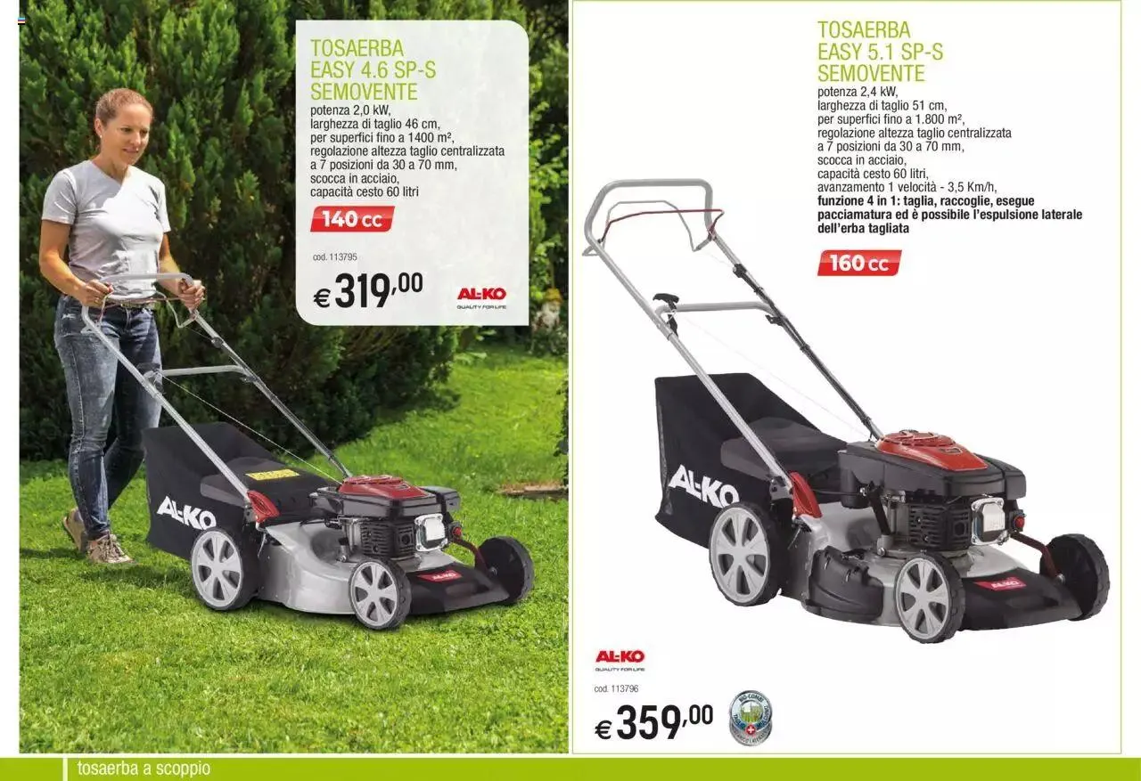 Brico OK - Catalogo macchine da giardino da 24 aprile a 31 dicembre di 2023 - Pagina del volantino 9