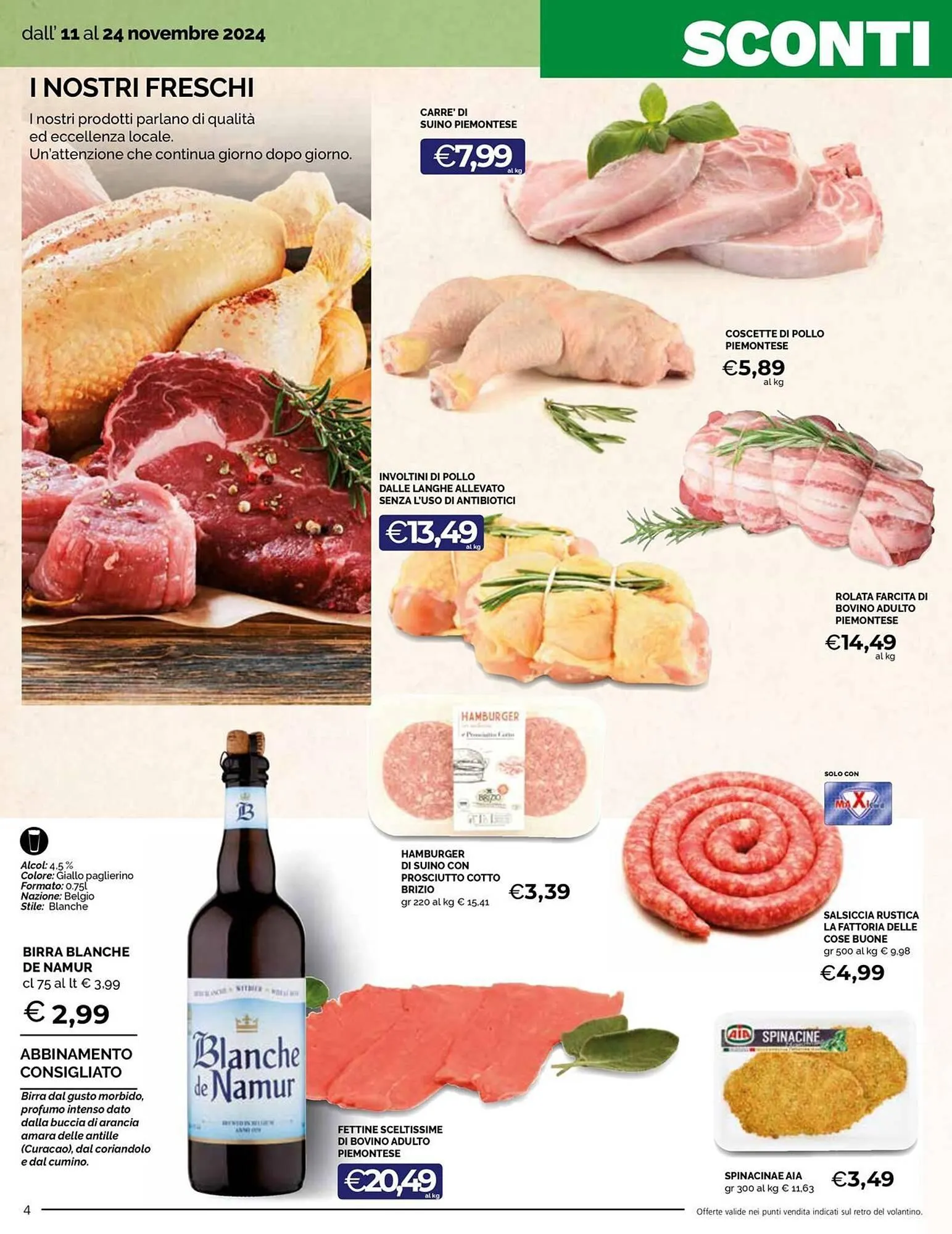 Volantino Maxisconto da 11 novembre a 24 novembre di 2024 - Pagina del volantino 4
