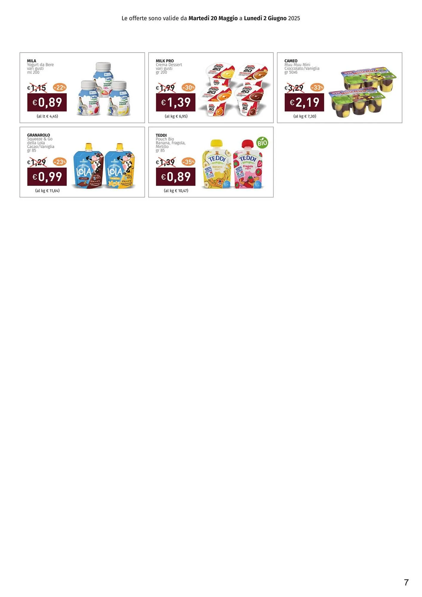 Volantino Prezzemolo e Vitale da 20 maggio a 2 giugno di 2025 - Pagina del volantino 7