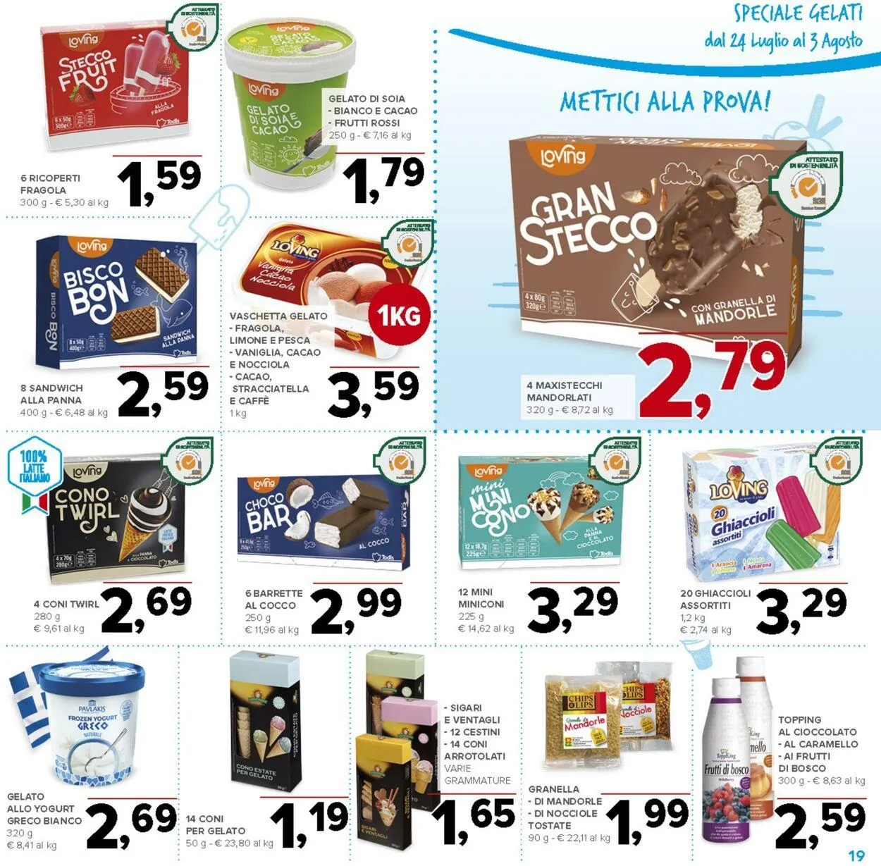 Todis Volantino attuale da 17 settembre a 1 ottobre di 2025 - Pagina del volantino 19