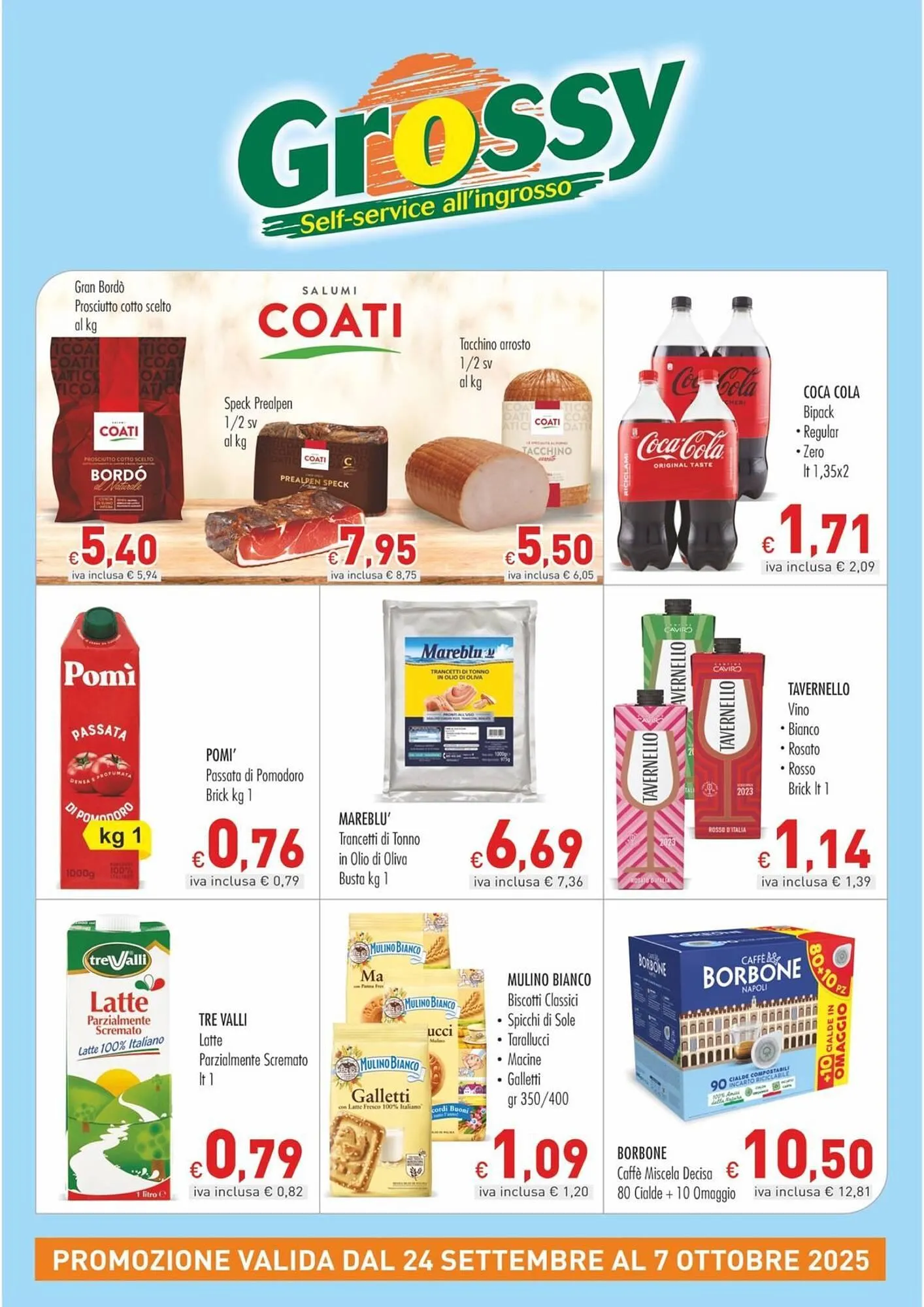 Volantino Cash & Carry Grossy da 24 settembre a 7 ottobre di 2025 - Pagina del volantino 1