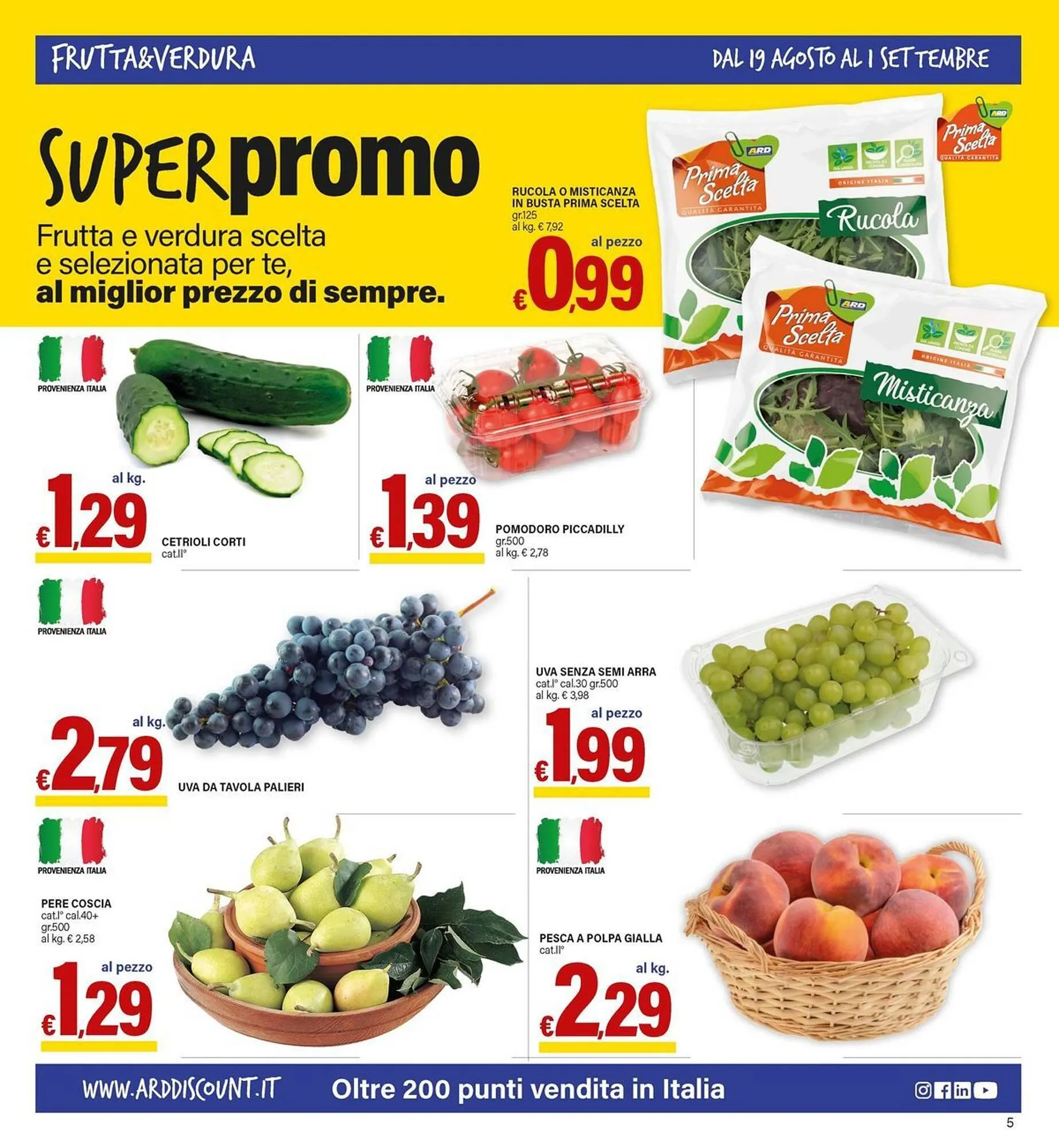 Volantino Ard Discount da 19 agosto a 1 settembre di 2024 - Pagina del volantino 5