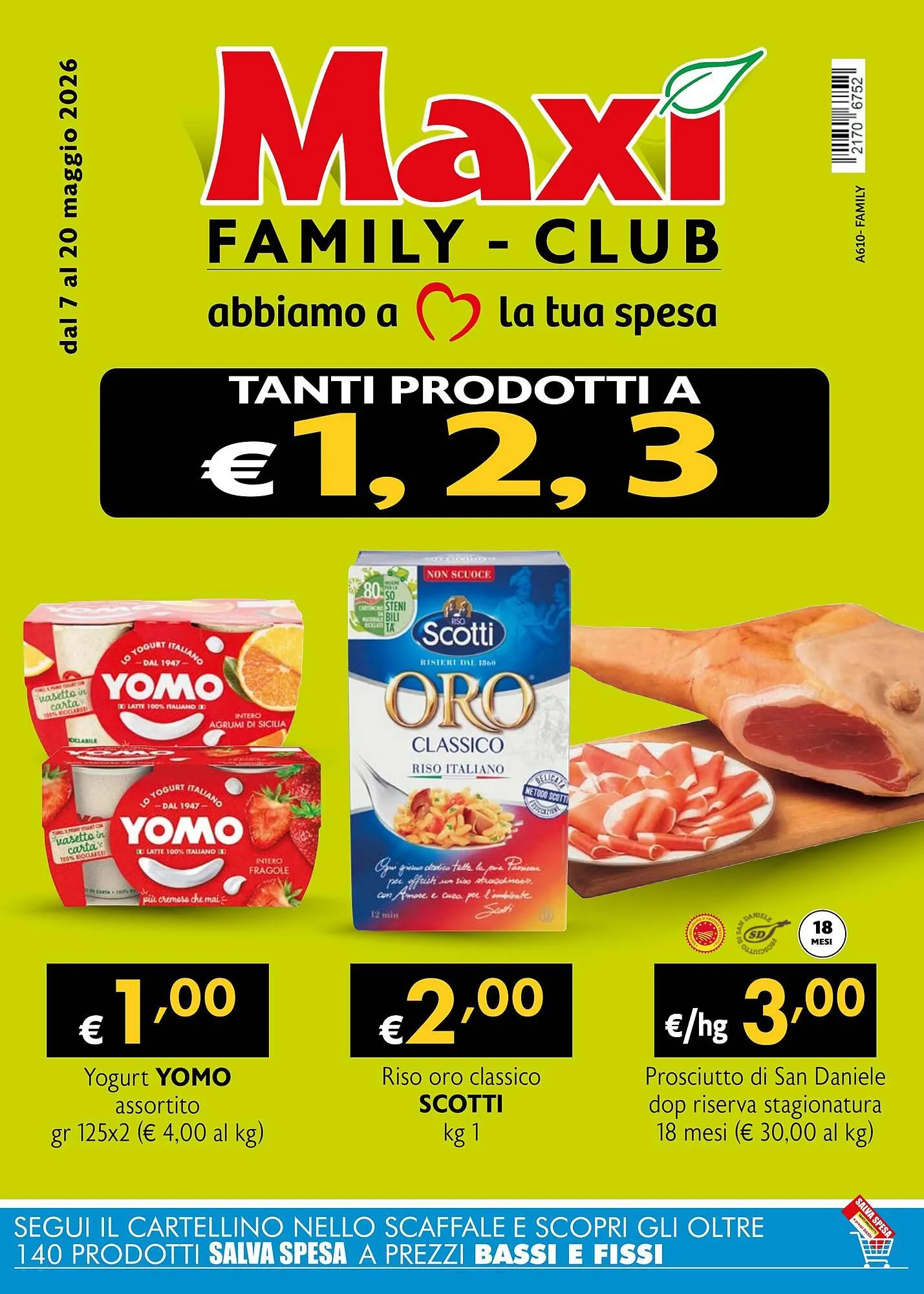 Volantino Maxi Family da 7 maggio a 20 maggio di 2026 - Pagina del volantino 1